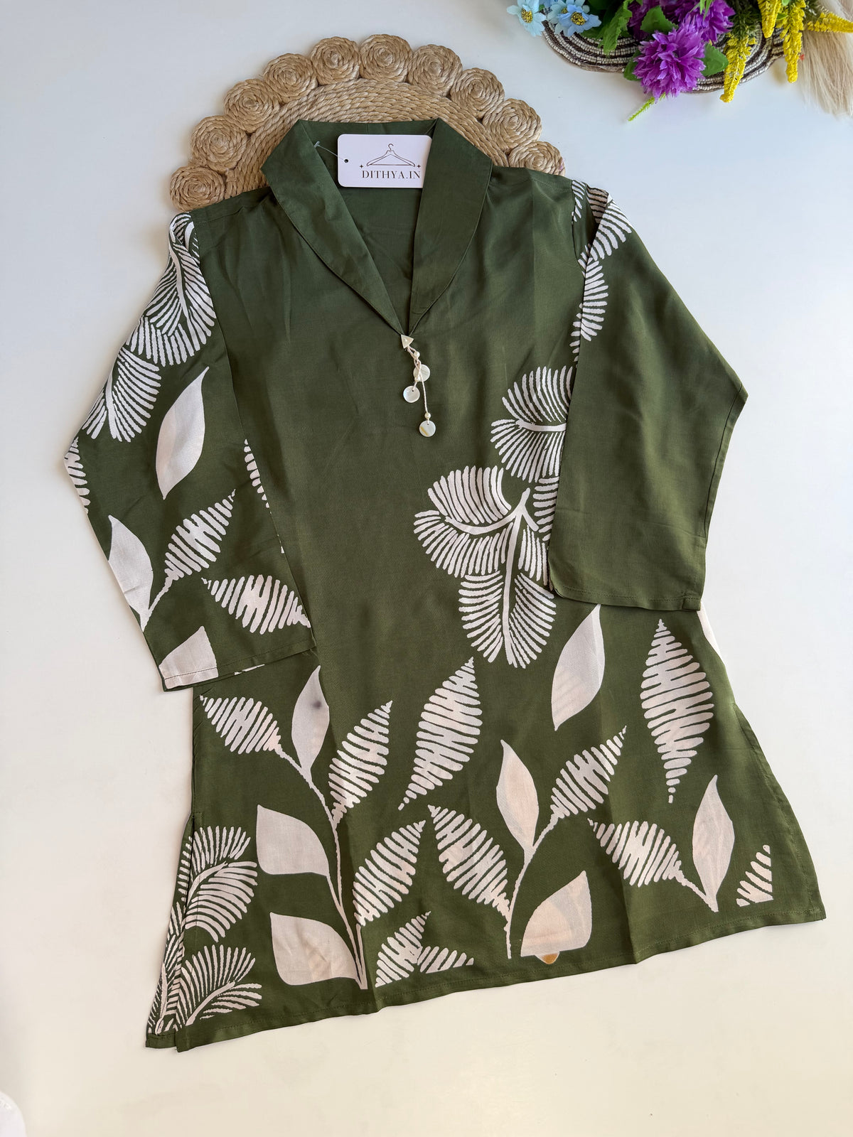K572 - Muslin printed Shirt