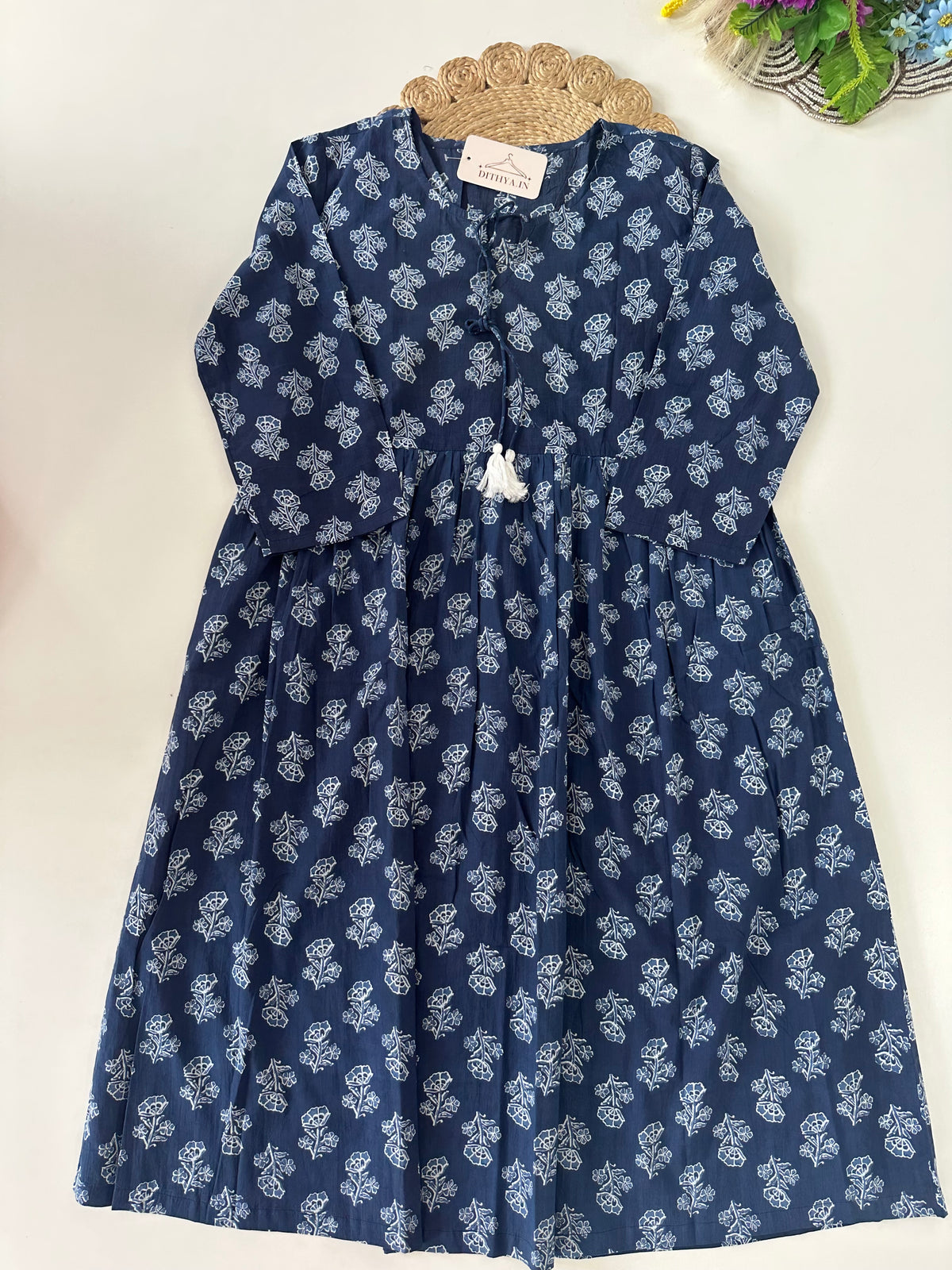 D682-Cotton Aline Kurti
