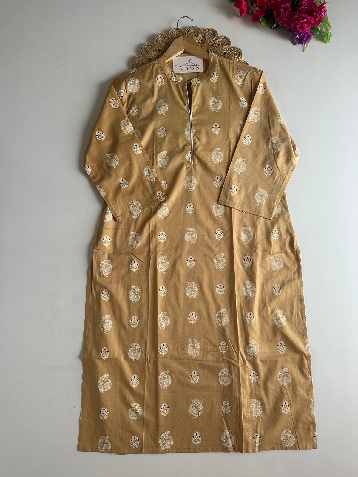 D729 - Cotton Straight Kurti