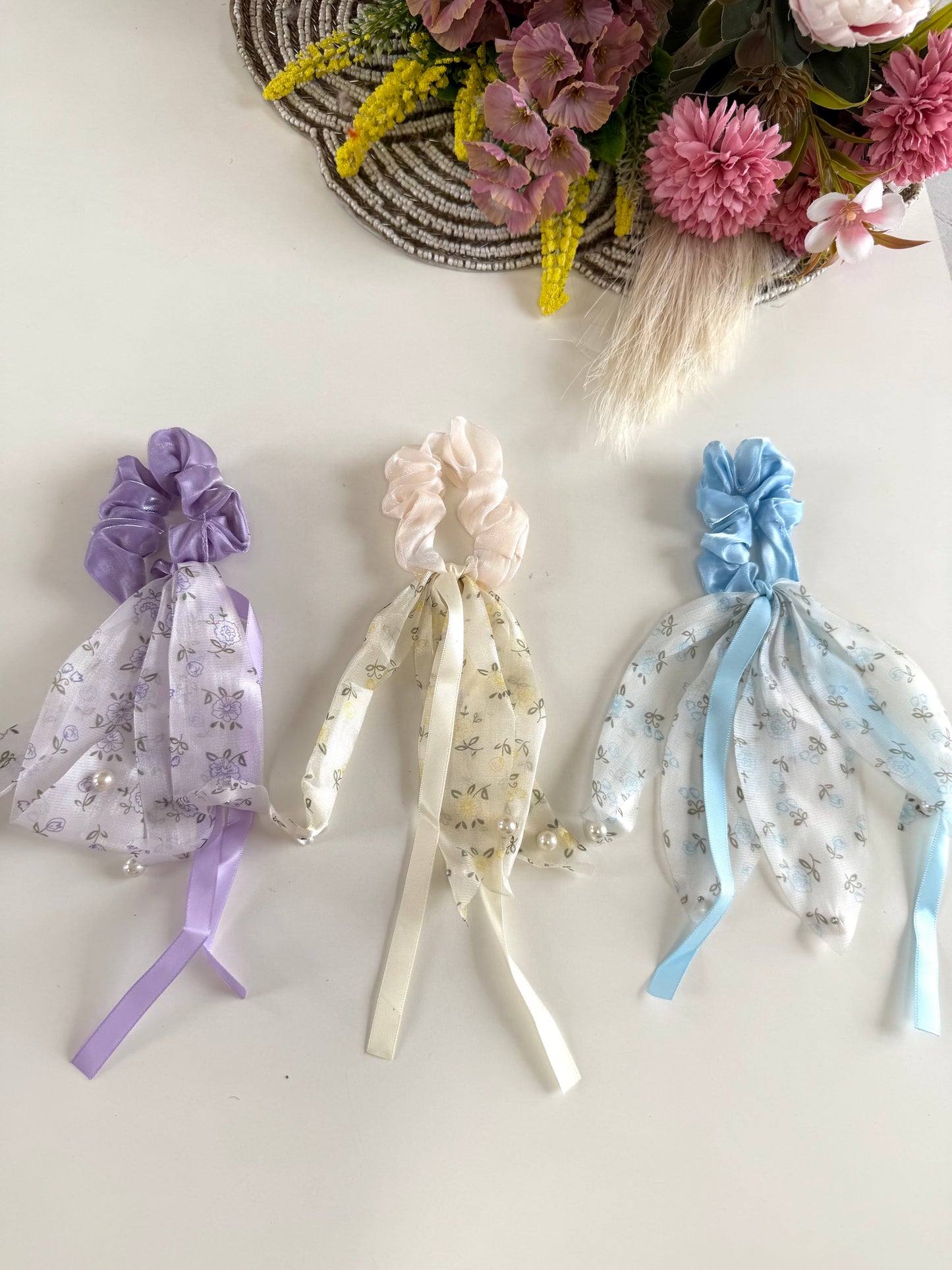A066 - Set of 3 hair scrunchies
