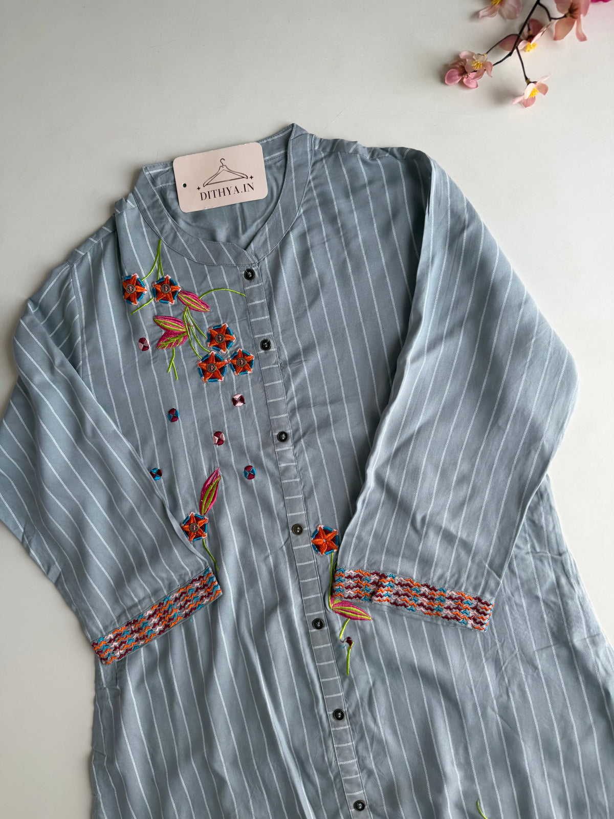 D787-Cotton straight Kurti