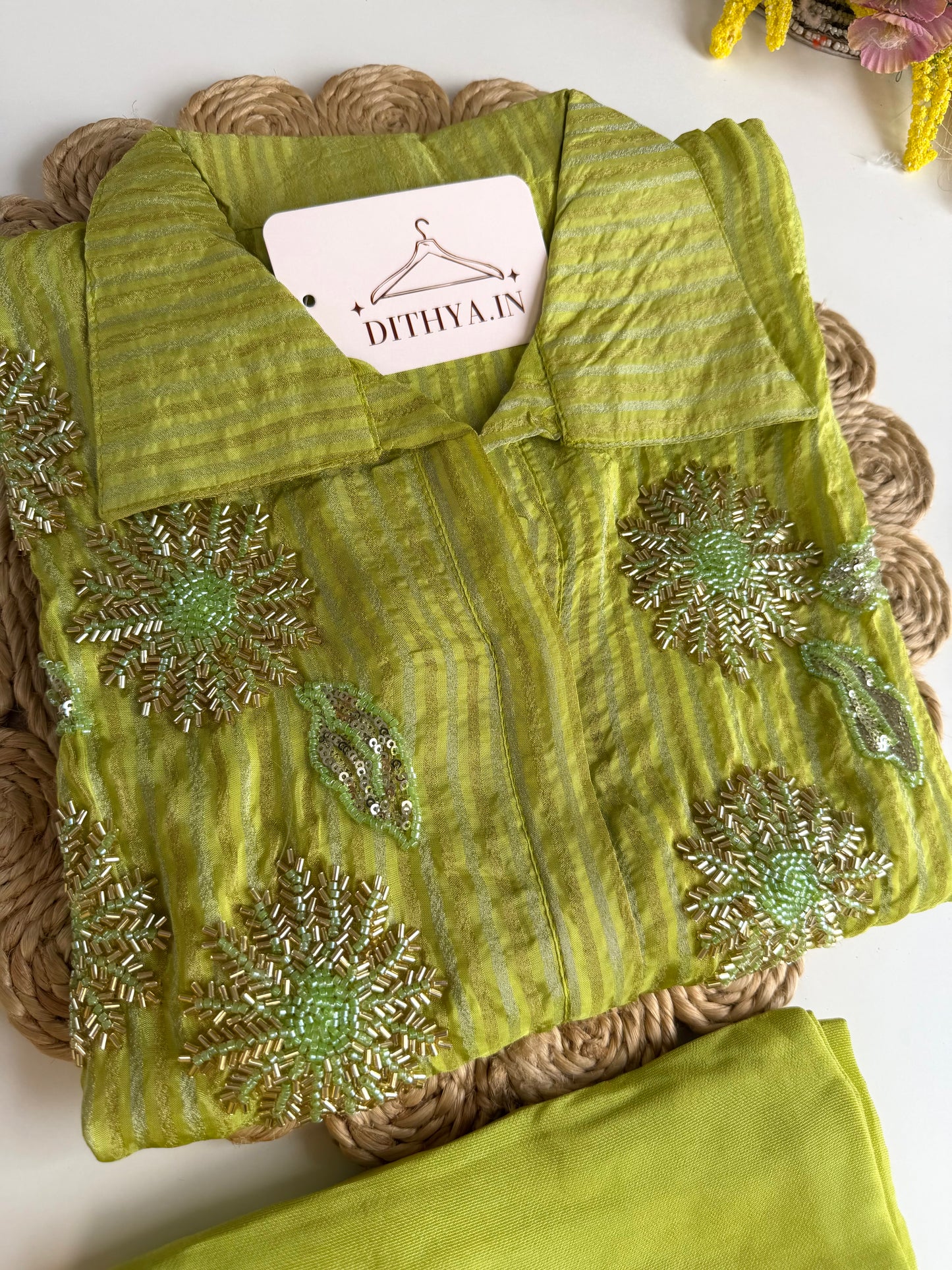 K510 - Crushed tissue silk coord set