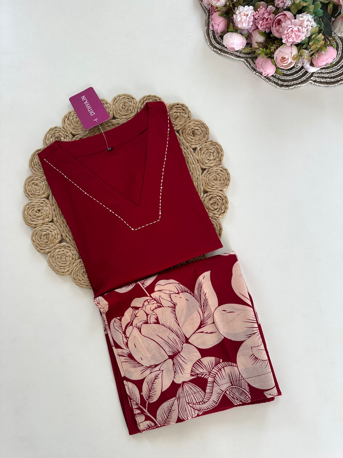 K400 - Cotton printed Coord set