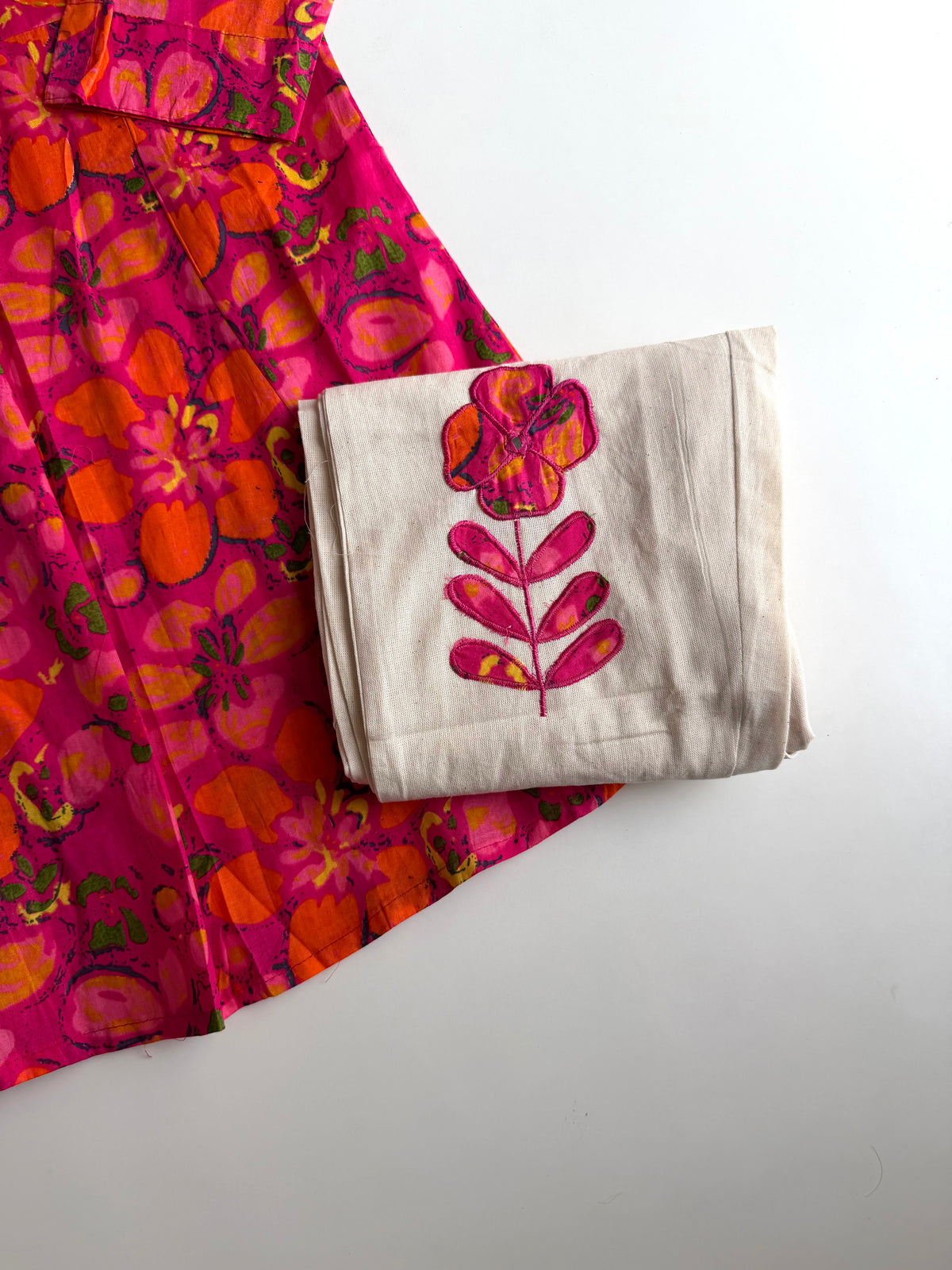 K099 - Mul cotton embroidered coord set