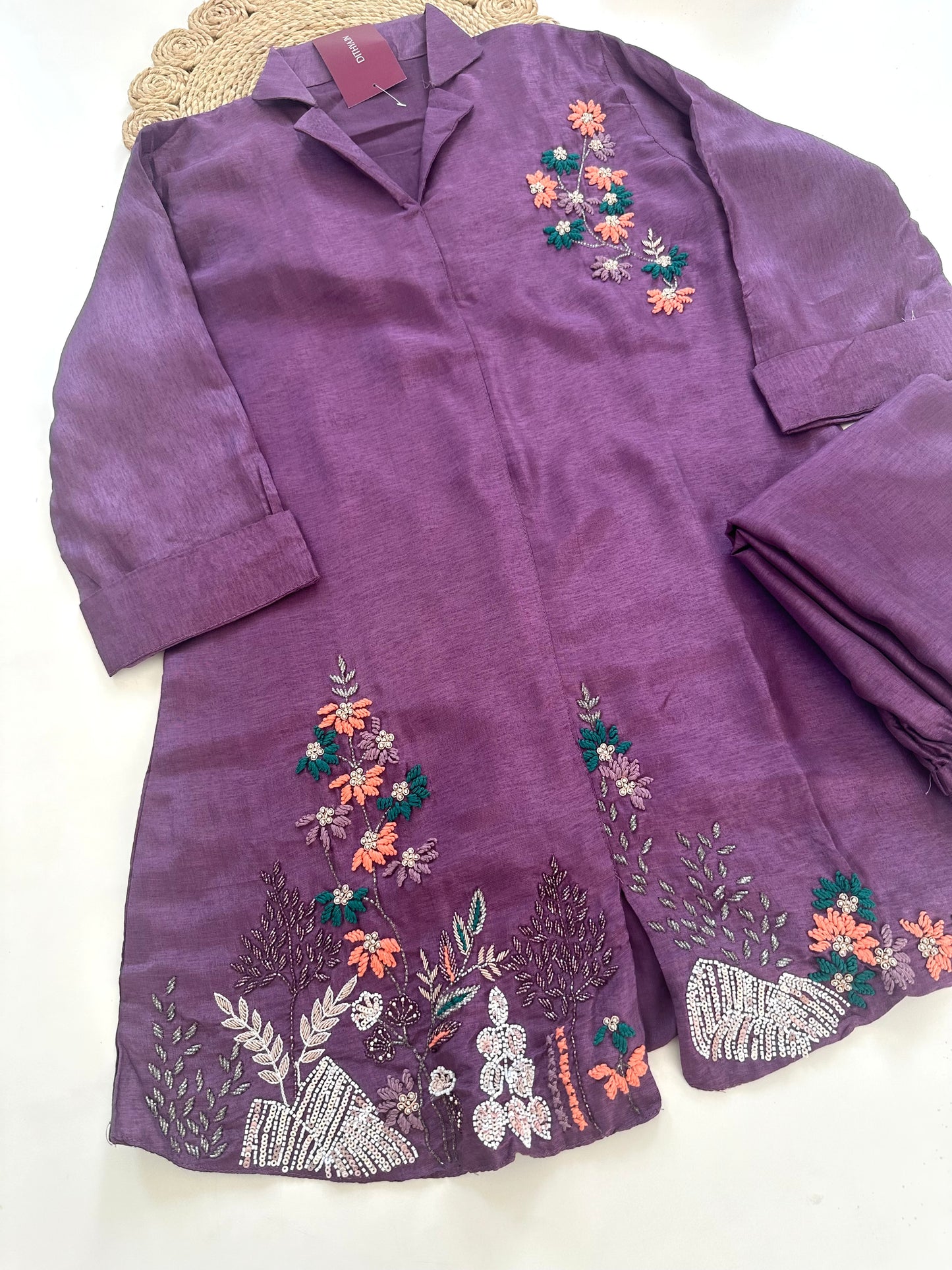 K413 - Dola silk handwork coord set