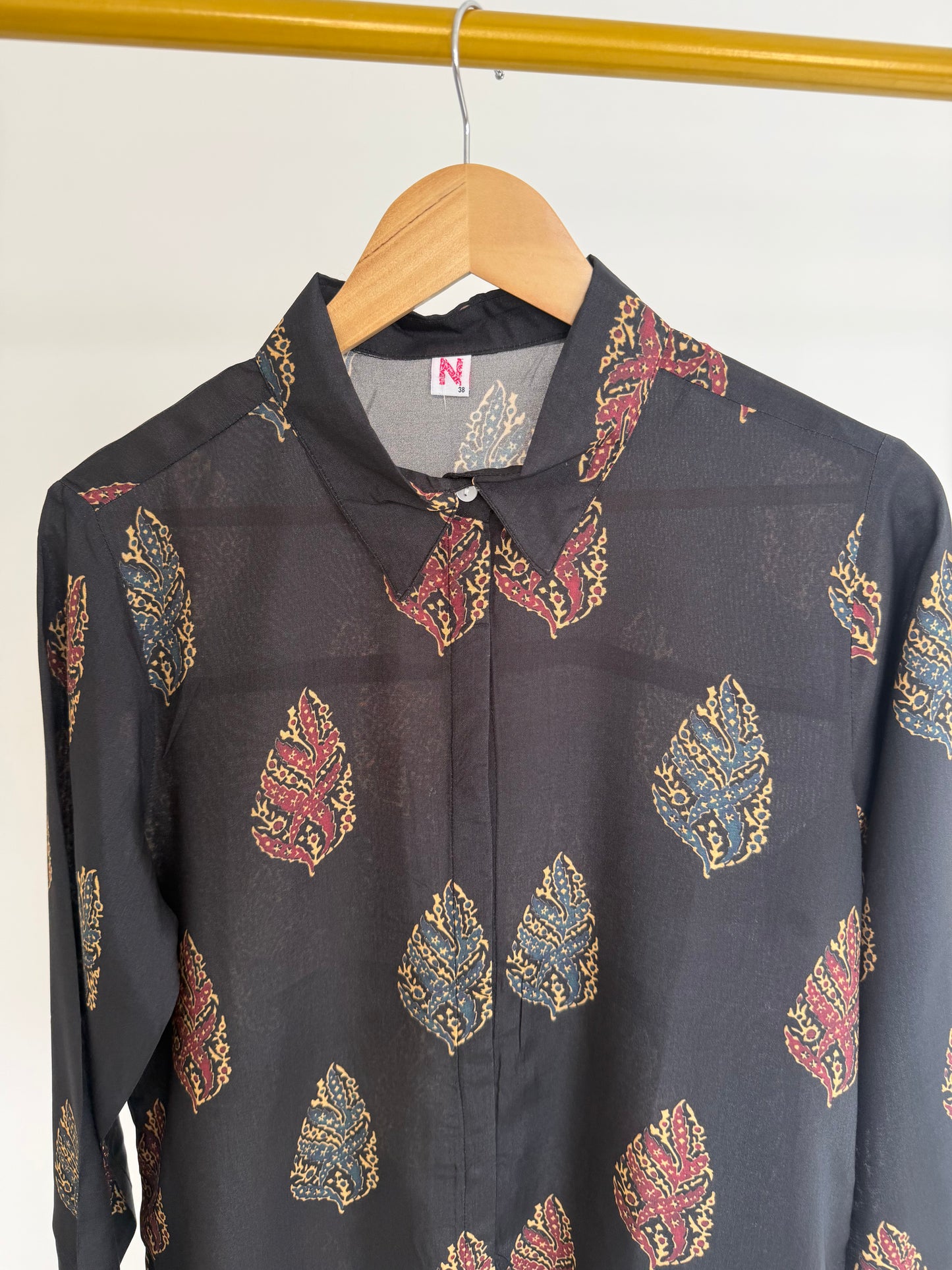 K682 - Muslin printed shirt