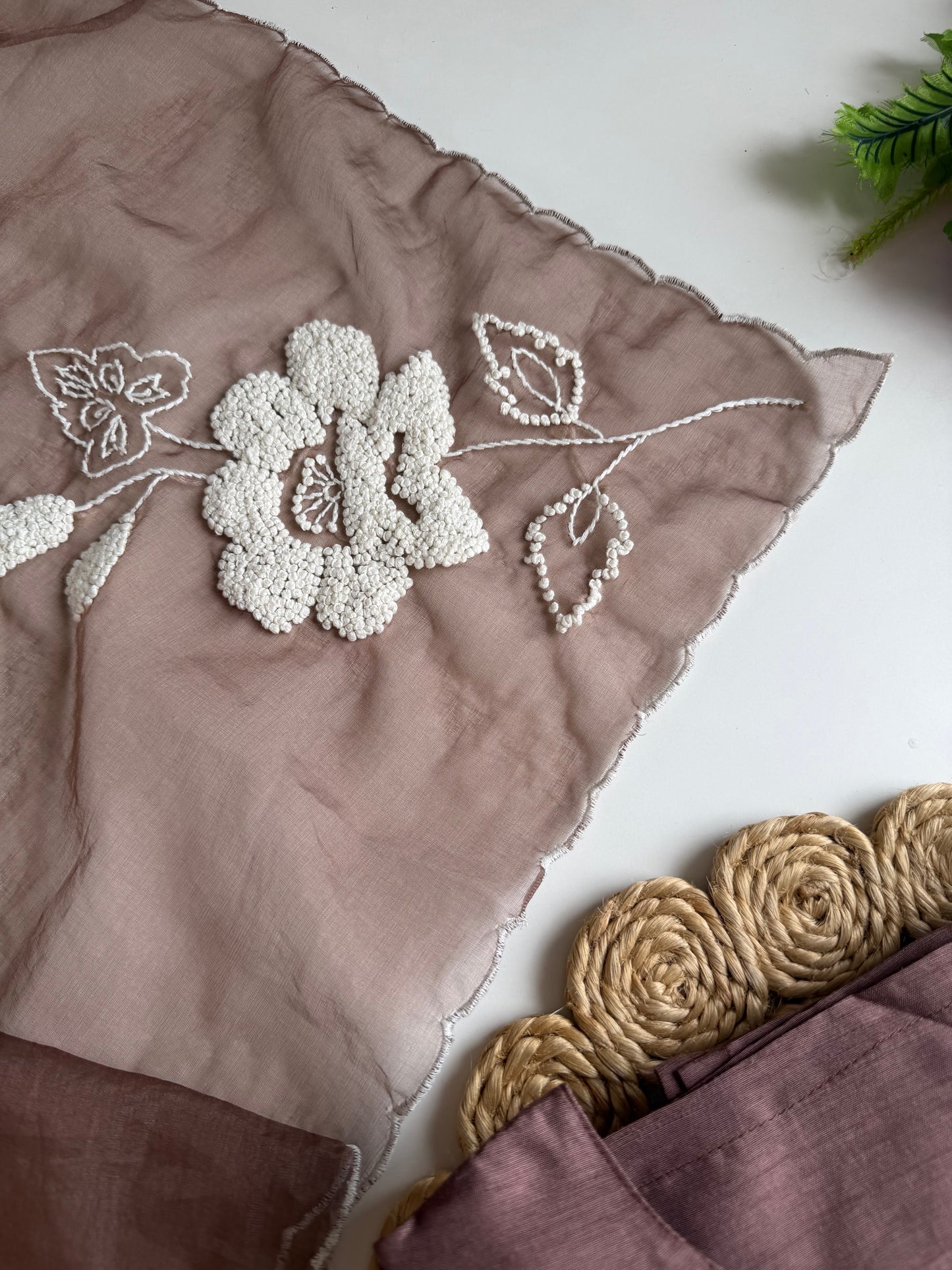 K634 - Russian silk embroidered straight Kurti with pants and dupatta