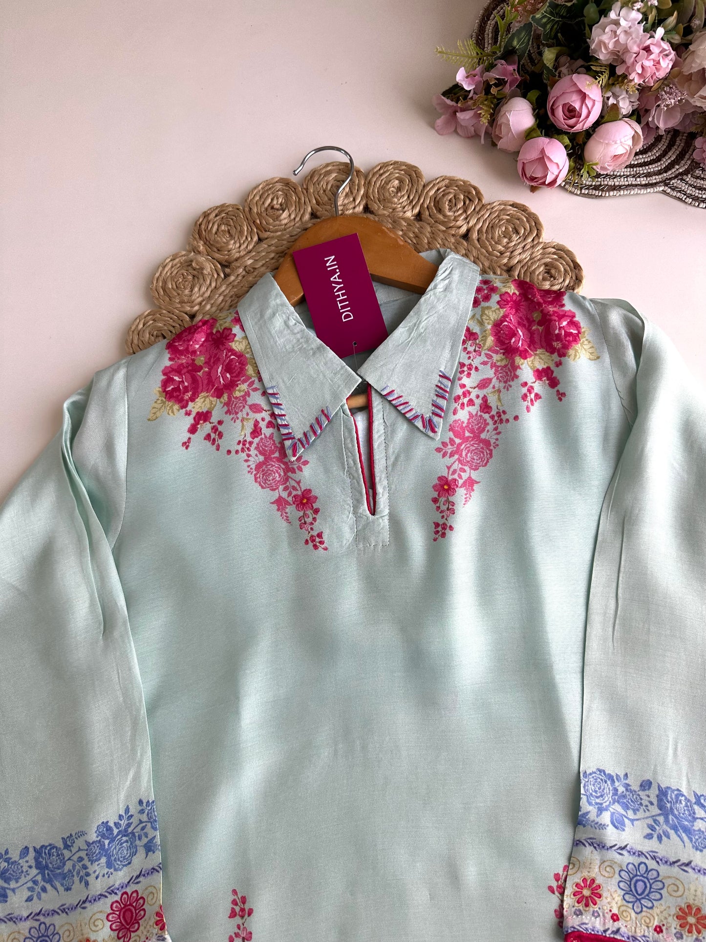 K219 - Muslin printed coord set