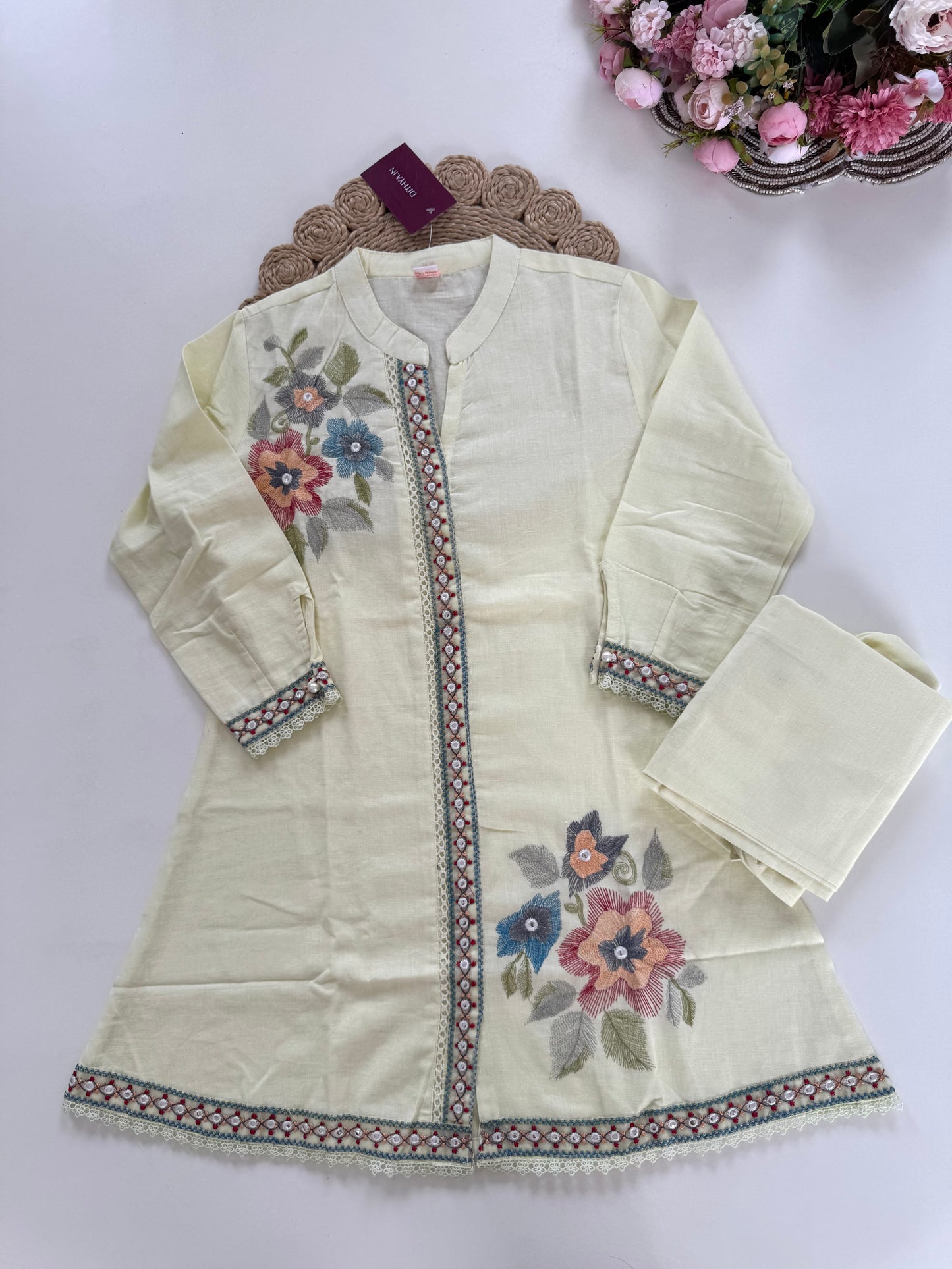 K017 - Linen cotton coord set