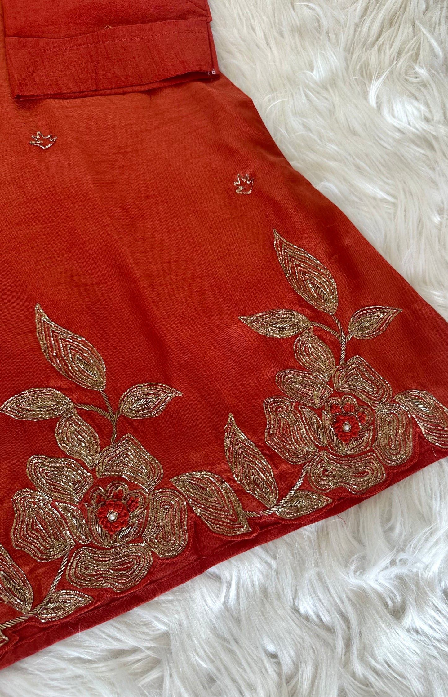K355 - Dola silk Zardosi coord set