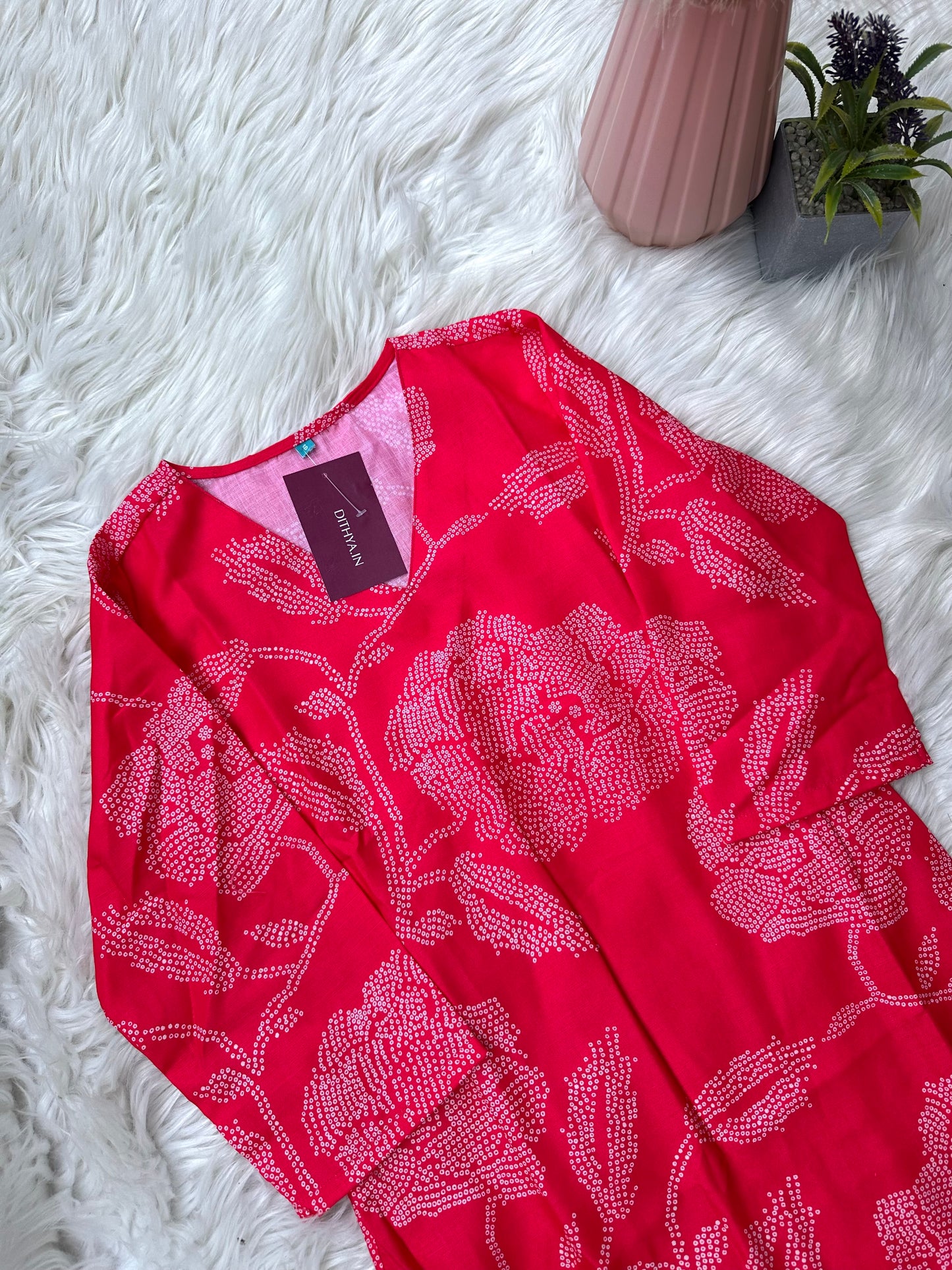 K198 - Rayon cotton printed straight Kurti in 3 prints