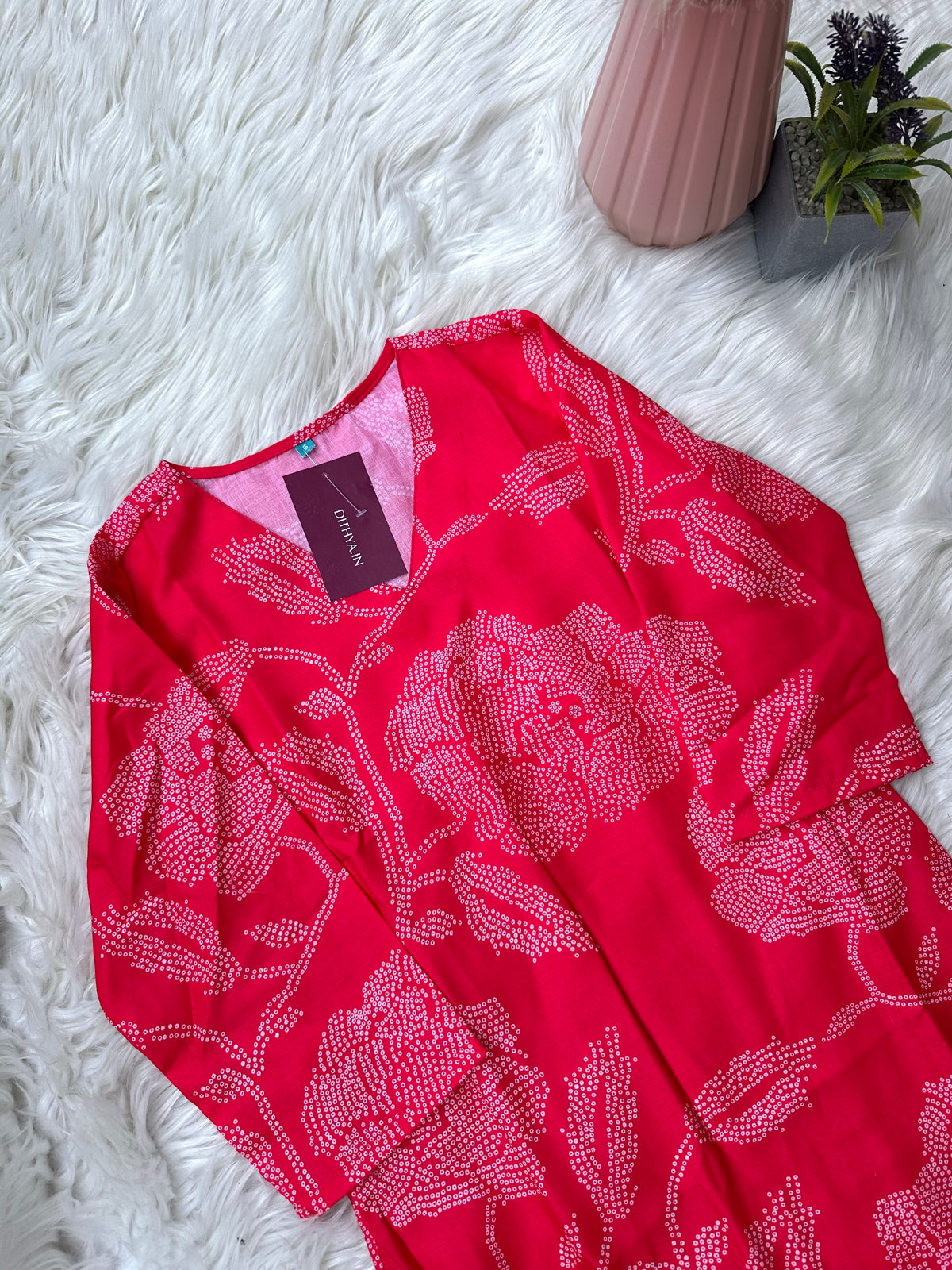 K198 - Rayon cotton printed straight Kurti in 3 prints