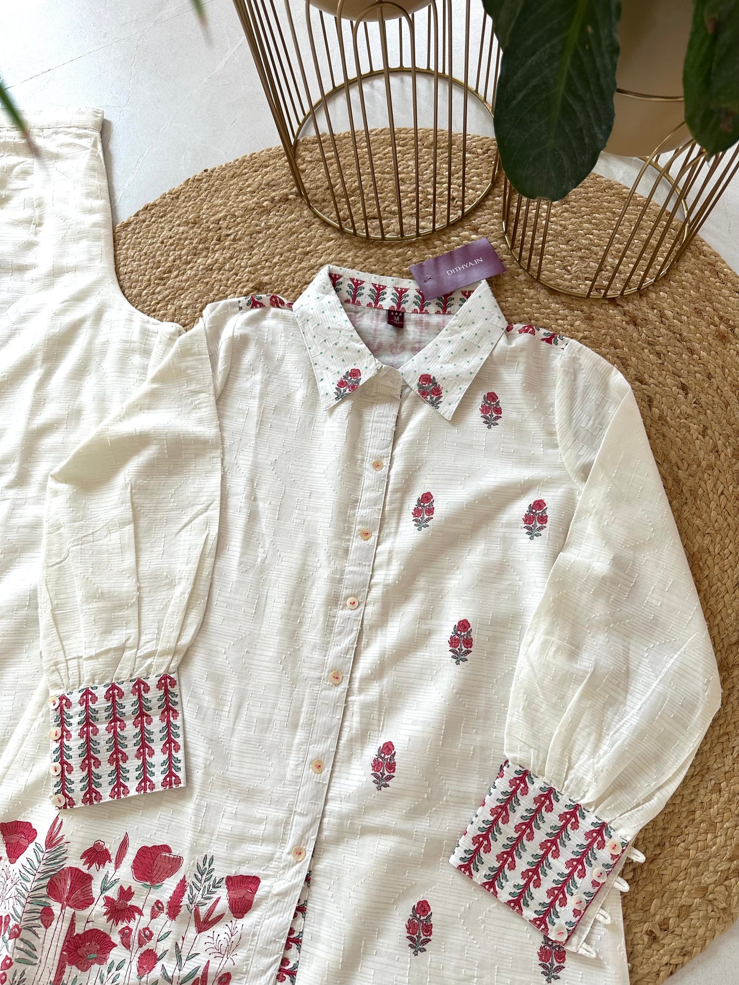 K149 - Cotton shirt style coord set