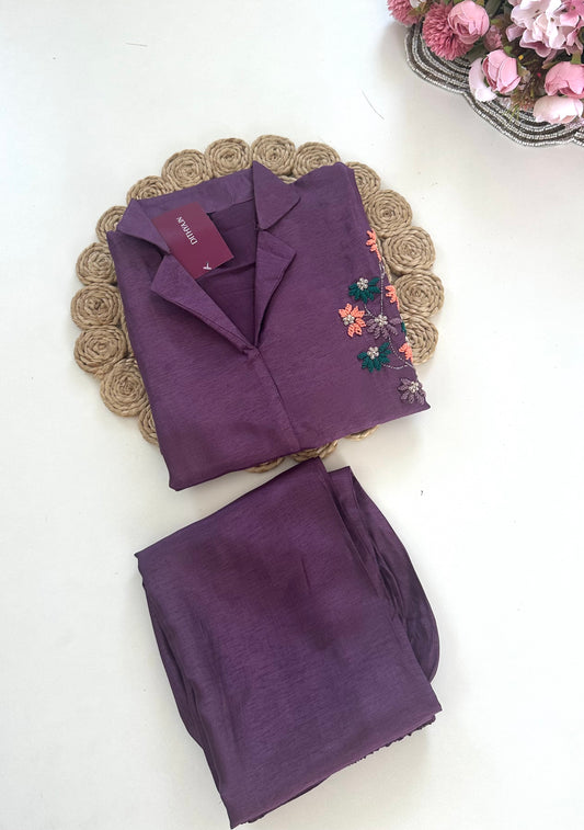 K413 - Dola silk handwork coord set