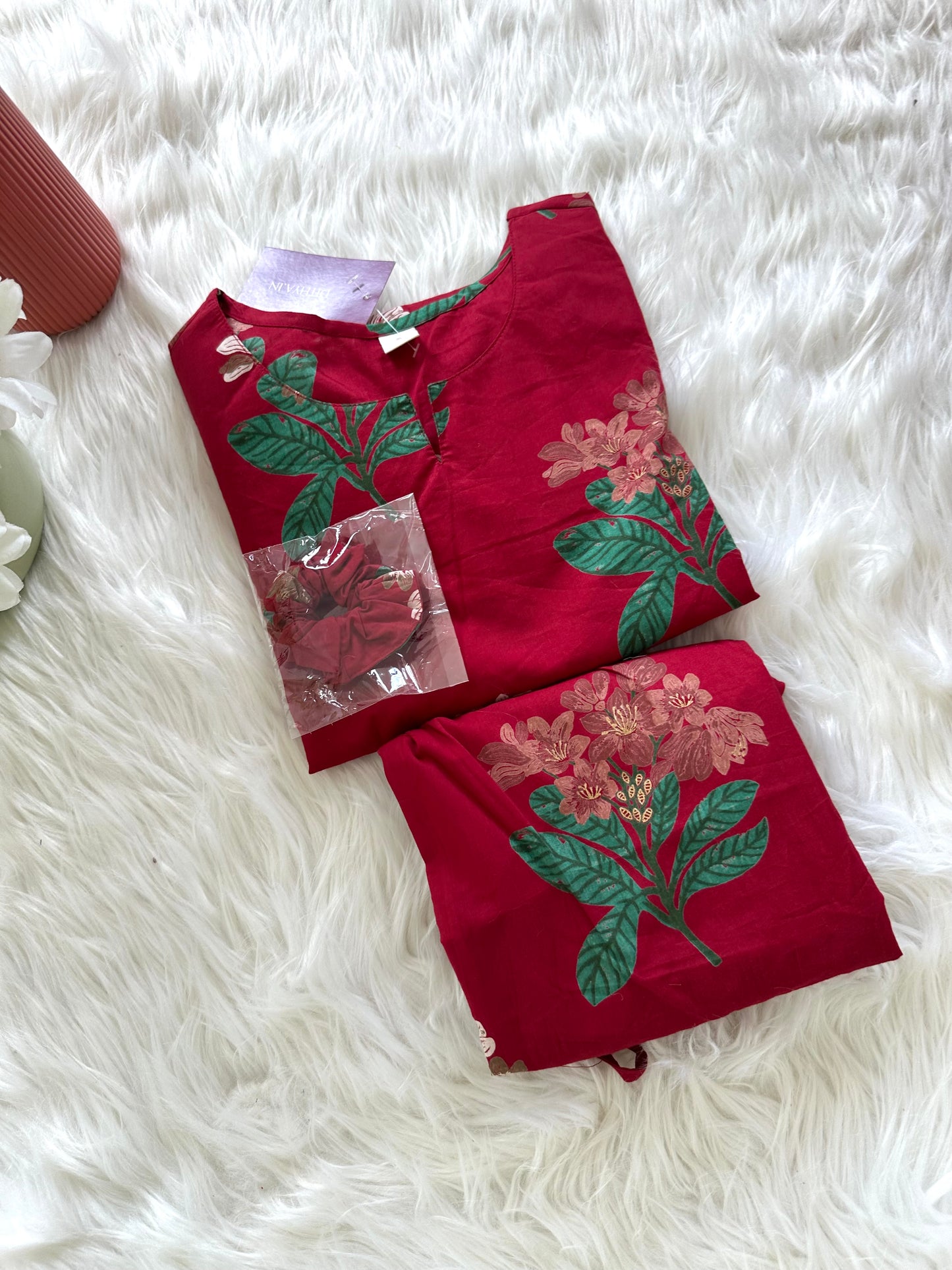K044 - Cotton floral Coord sets in 3 styles