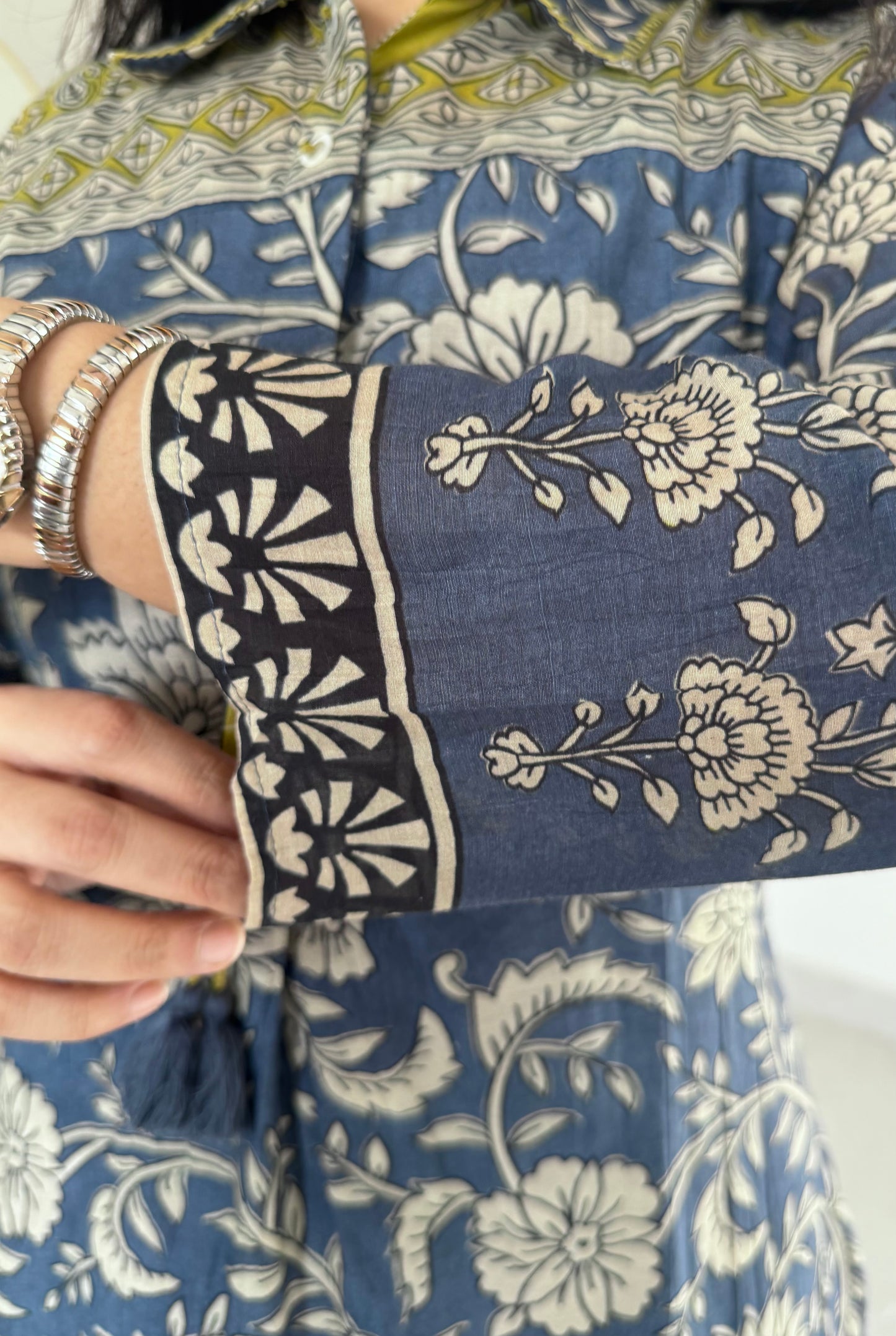 K553 - Muslin cotton printed coord set in 2 styles