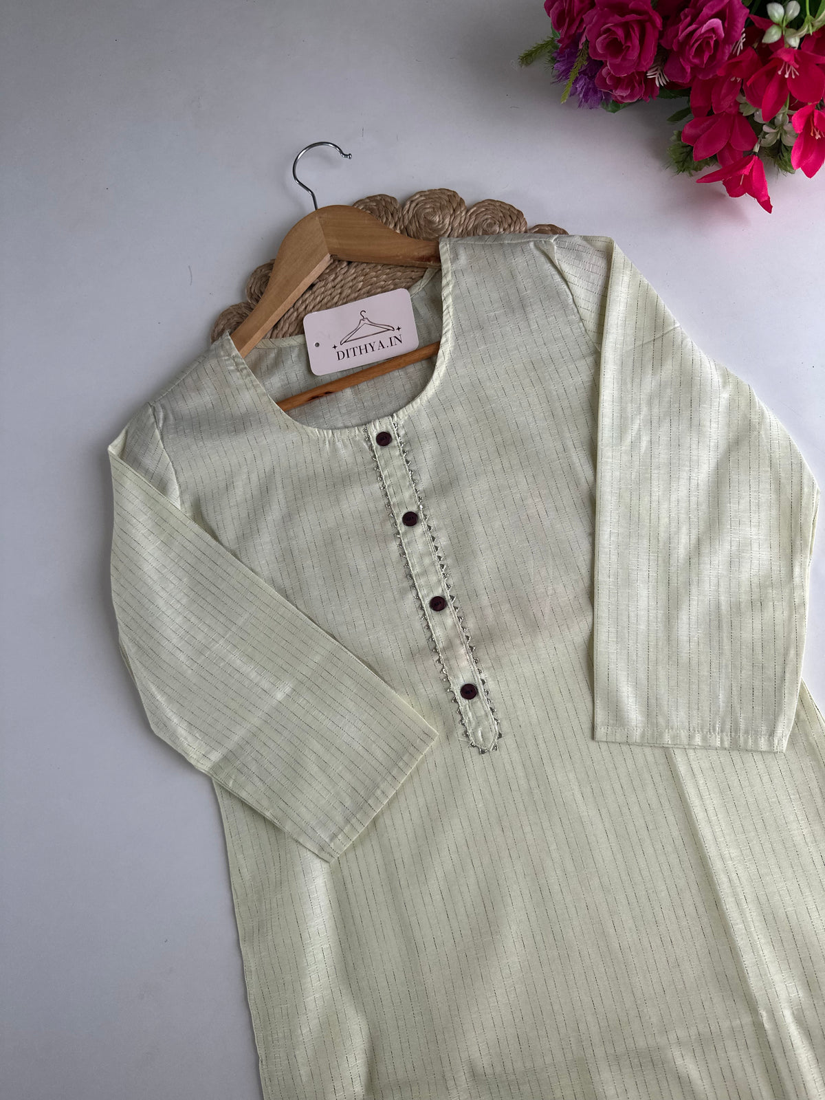 D641 - Cotton Straight Kurti