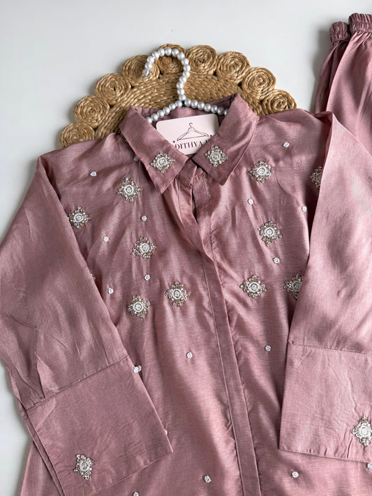 K612 - Russian silk handwork coord set