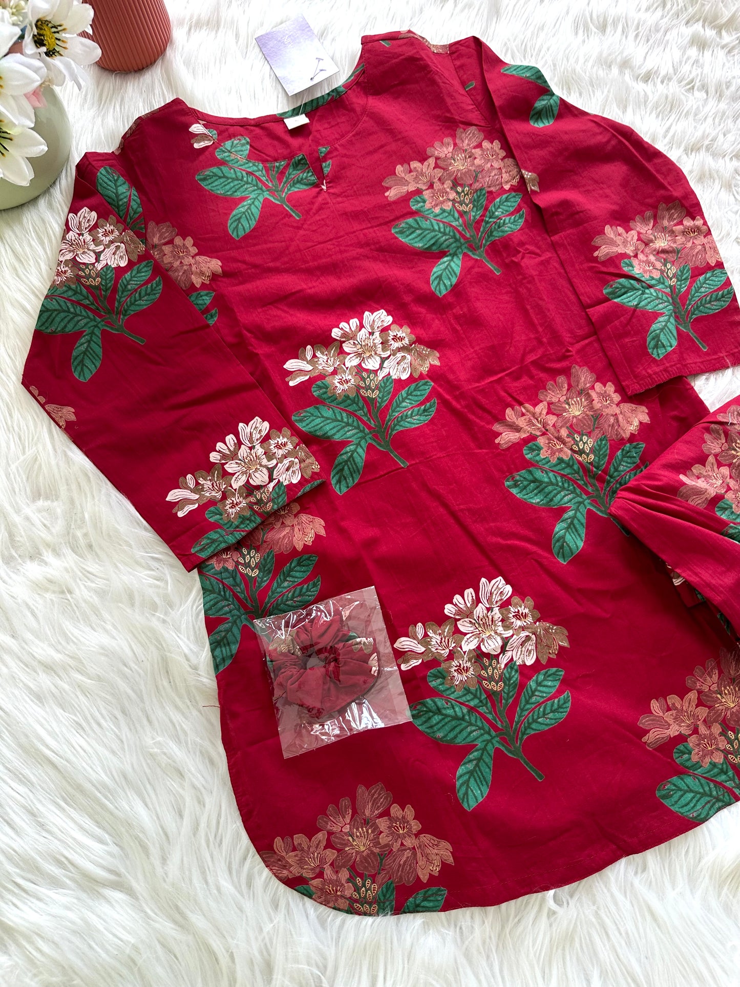 K044 - Cotton floral Coord sets in 3 styles
