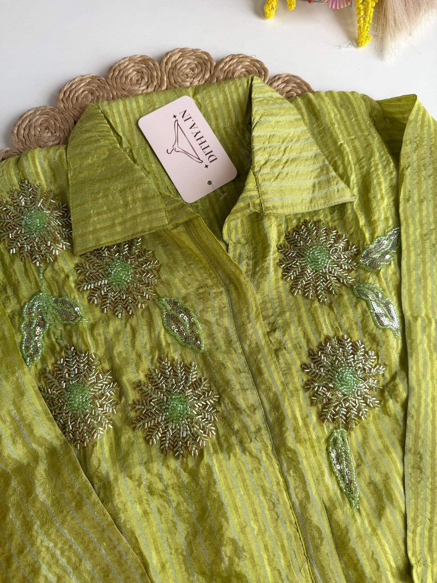 K510 - Crushed tissue silk coord set