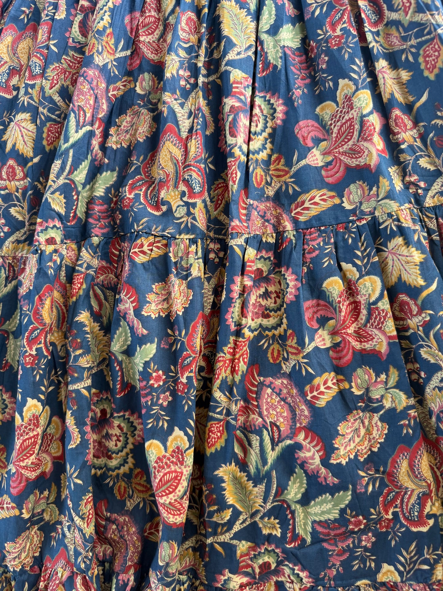 K359 - Mul cotton floral Anarkali