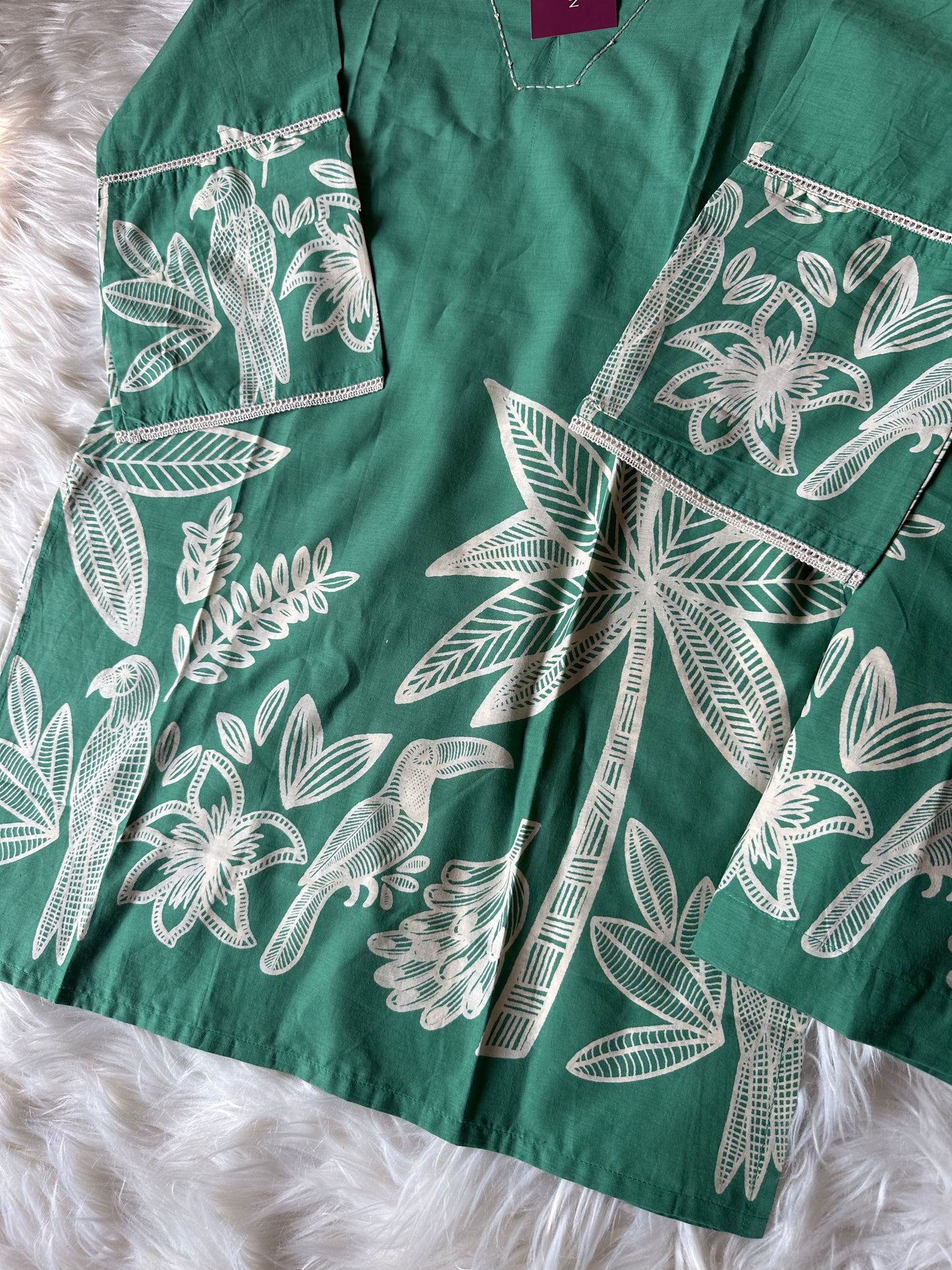 K324 - Cotton printed coord set