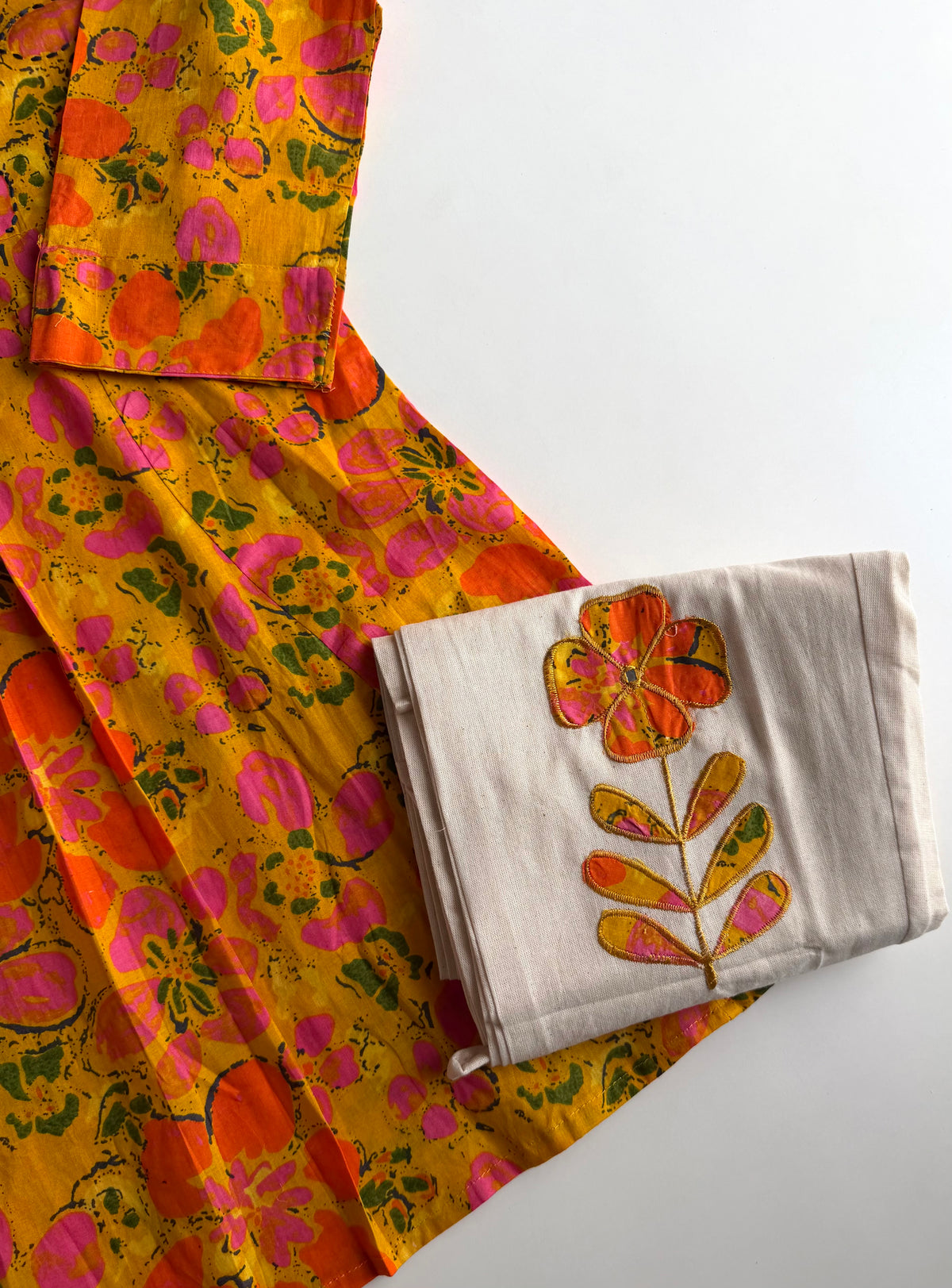 K651 - Mul cotton embroidered coord set