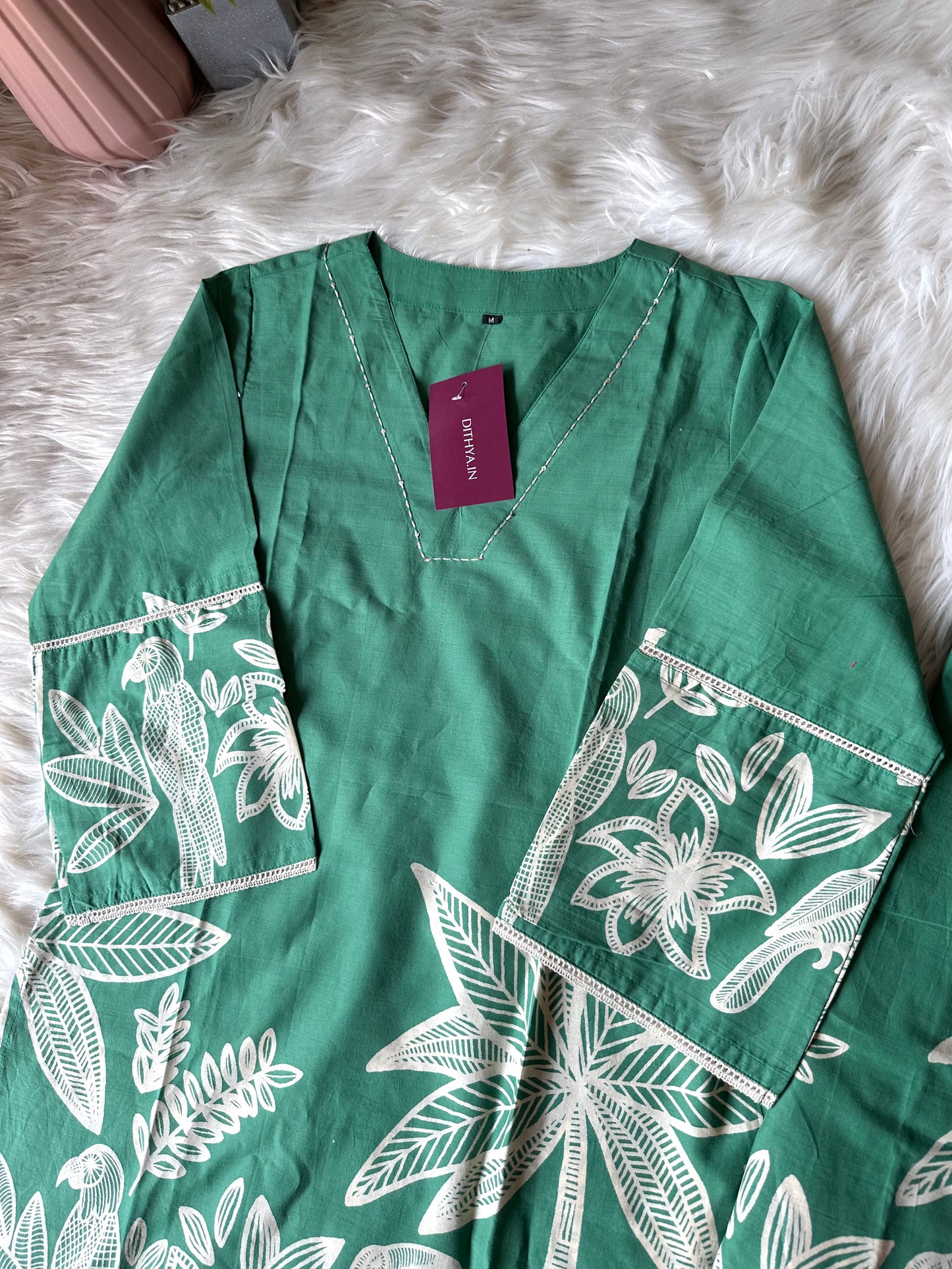 K324 - Cotton printed coord set