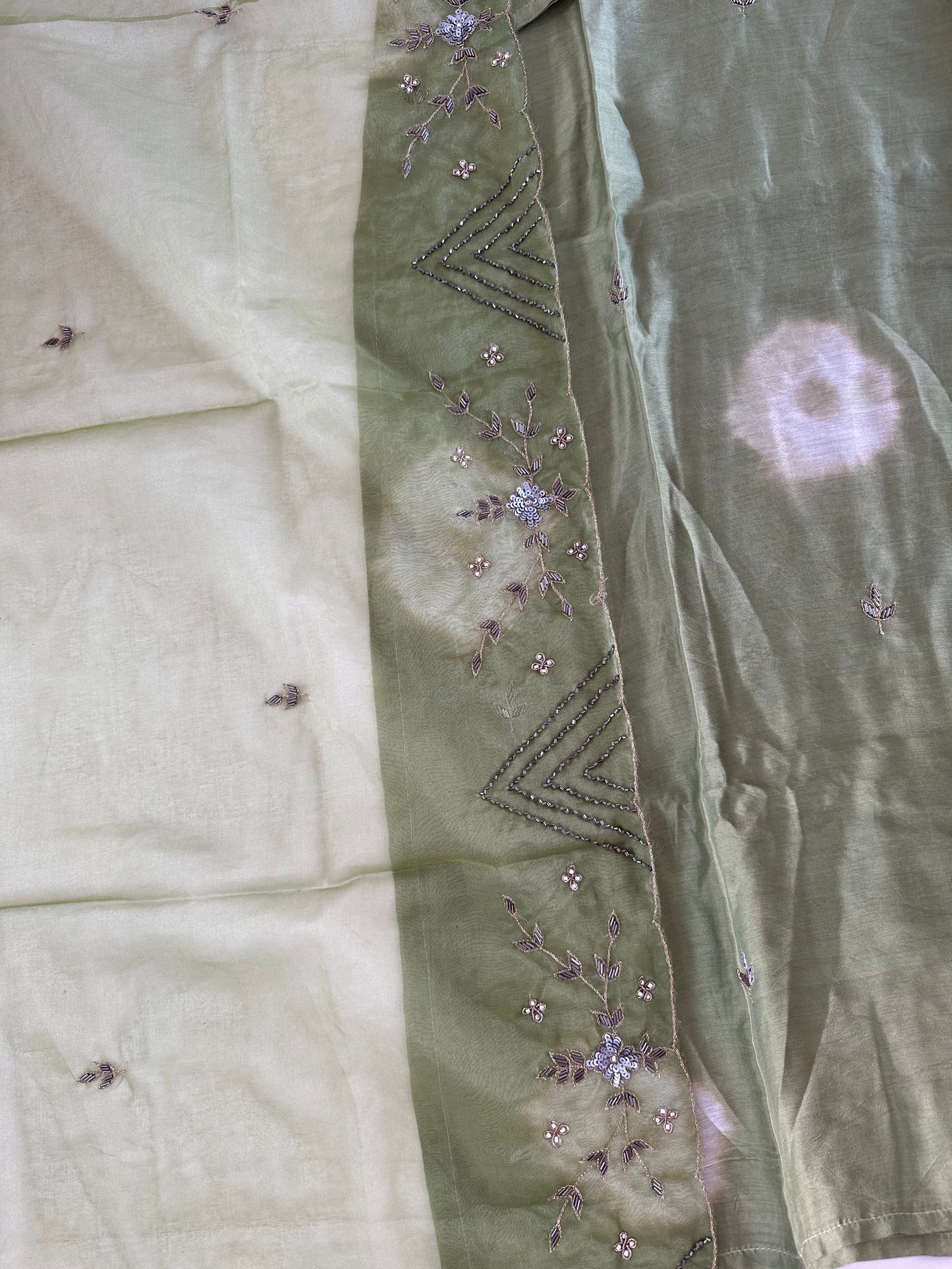 D389-Dola silk straight kurti with pants and dupatta