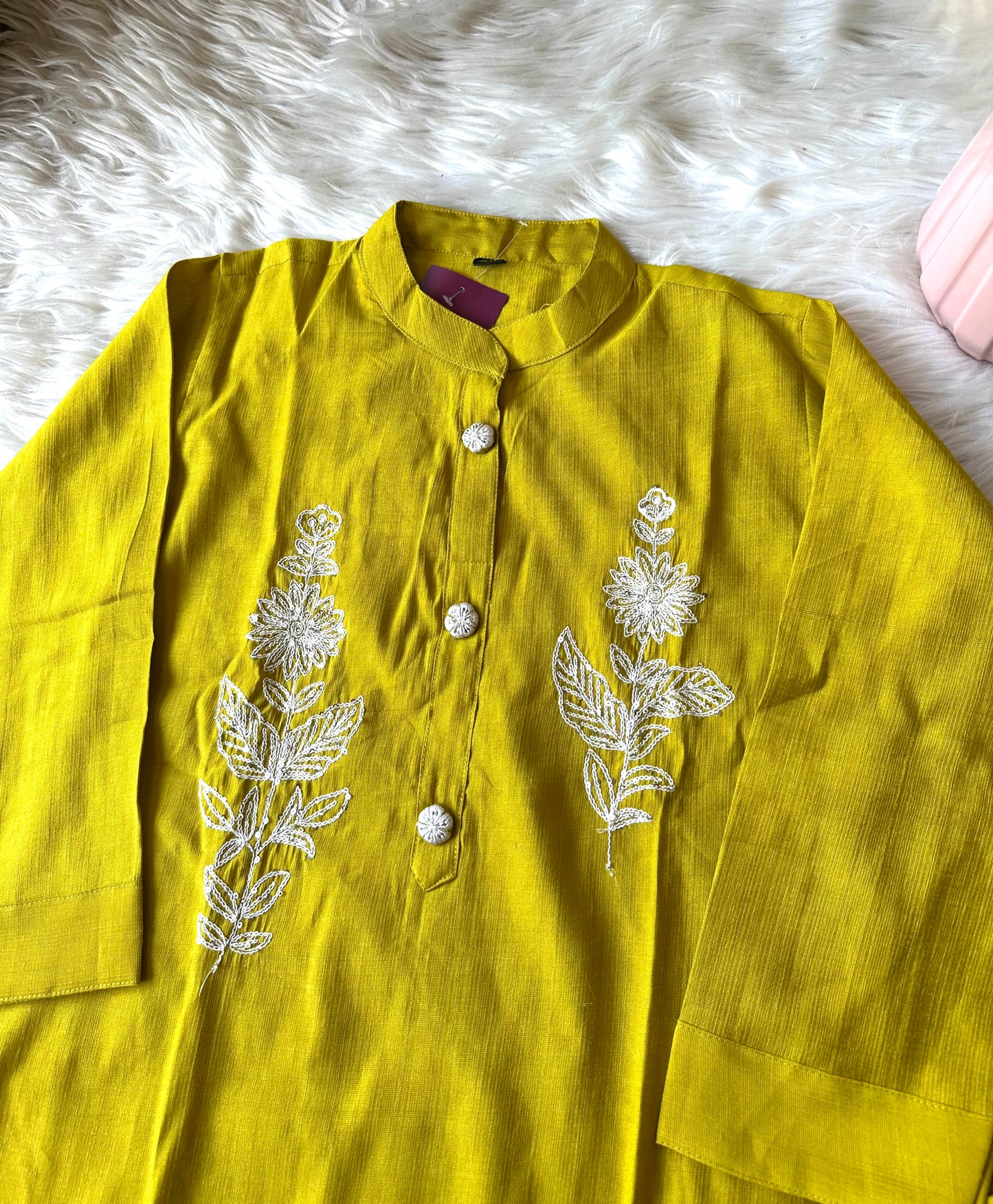 K211 - Rayon cotton embroidered coord set