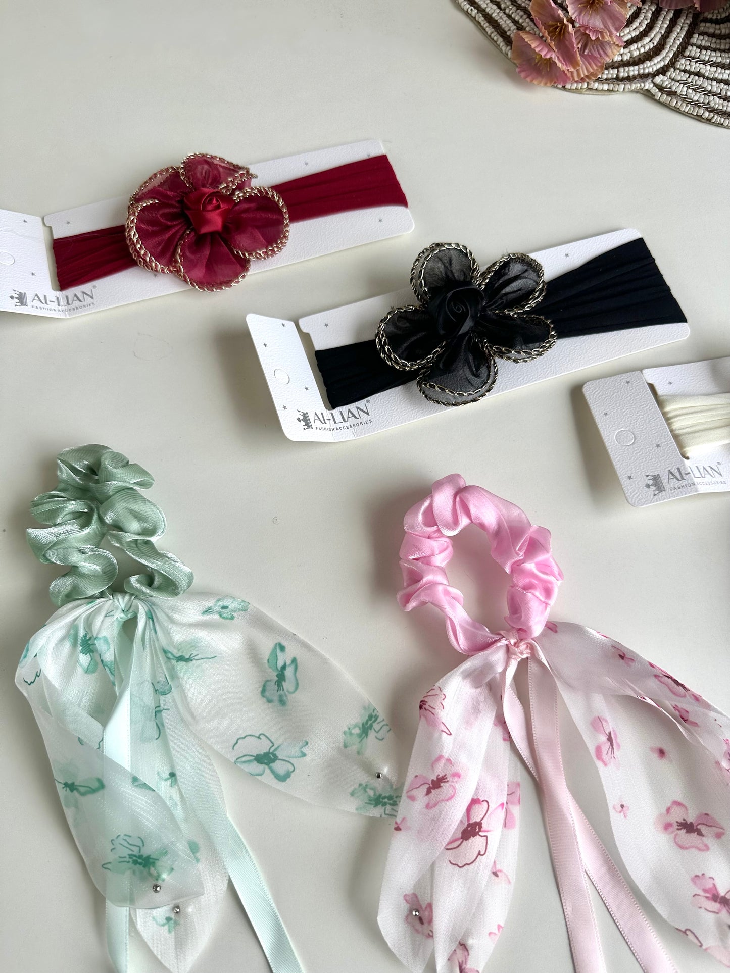 A033 - Combo -3 Hairband & 3 Scrunchies