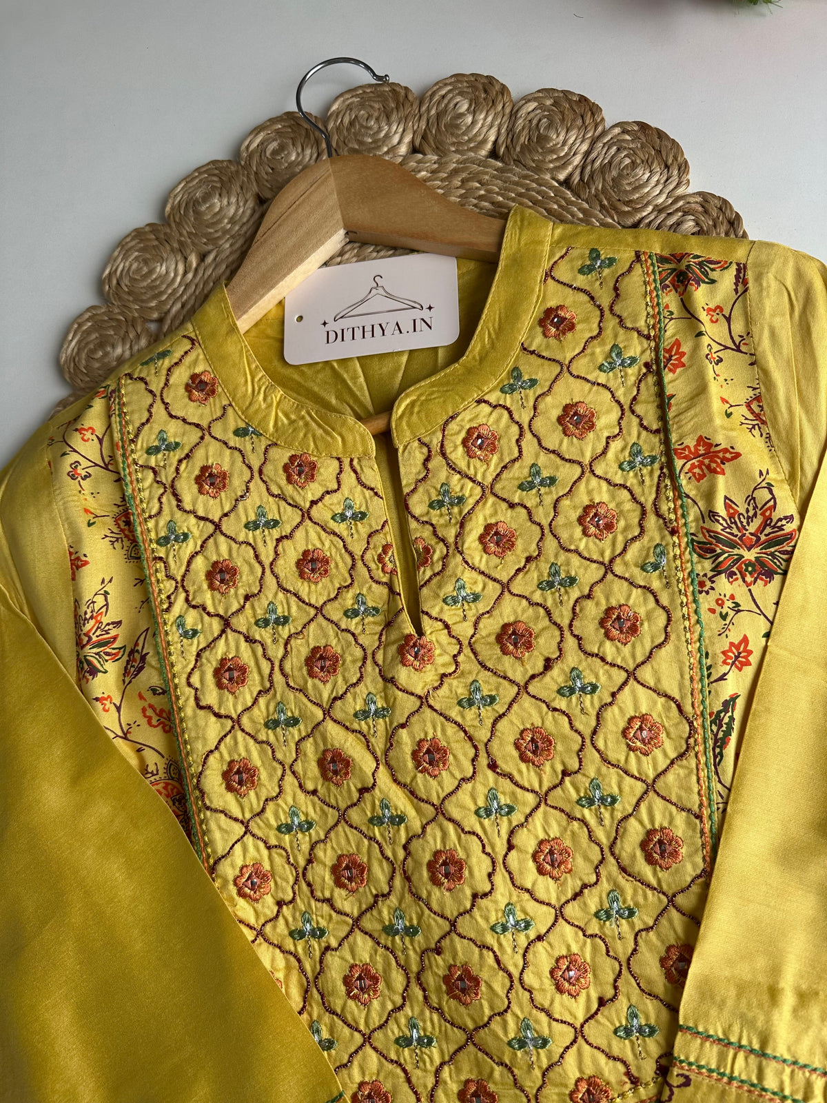 D549 - Silk A-line Kurti - view 2