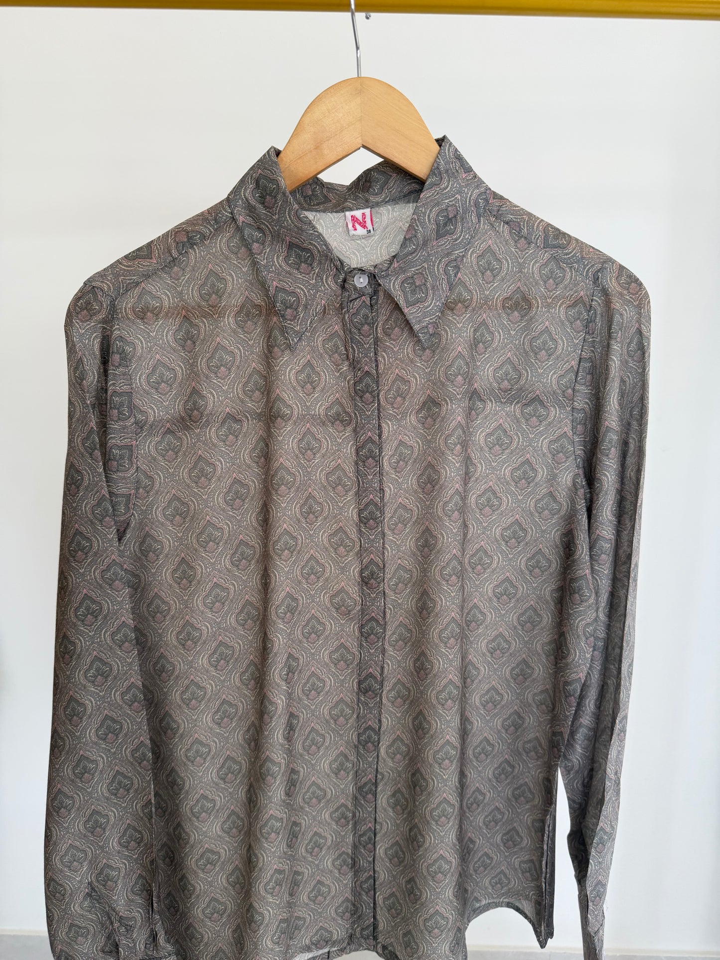 K676 - Muslin printed shirt