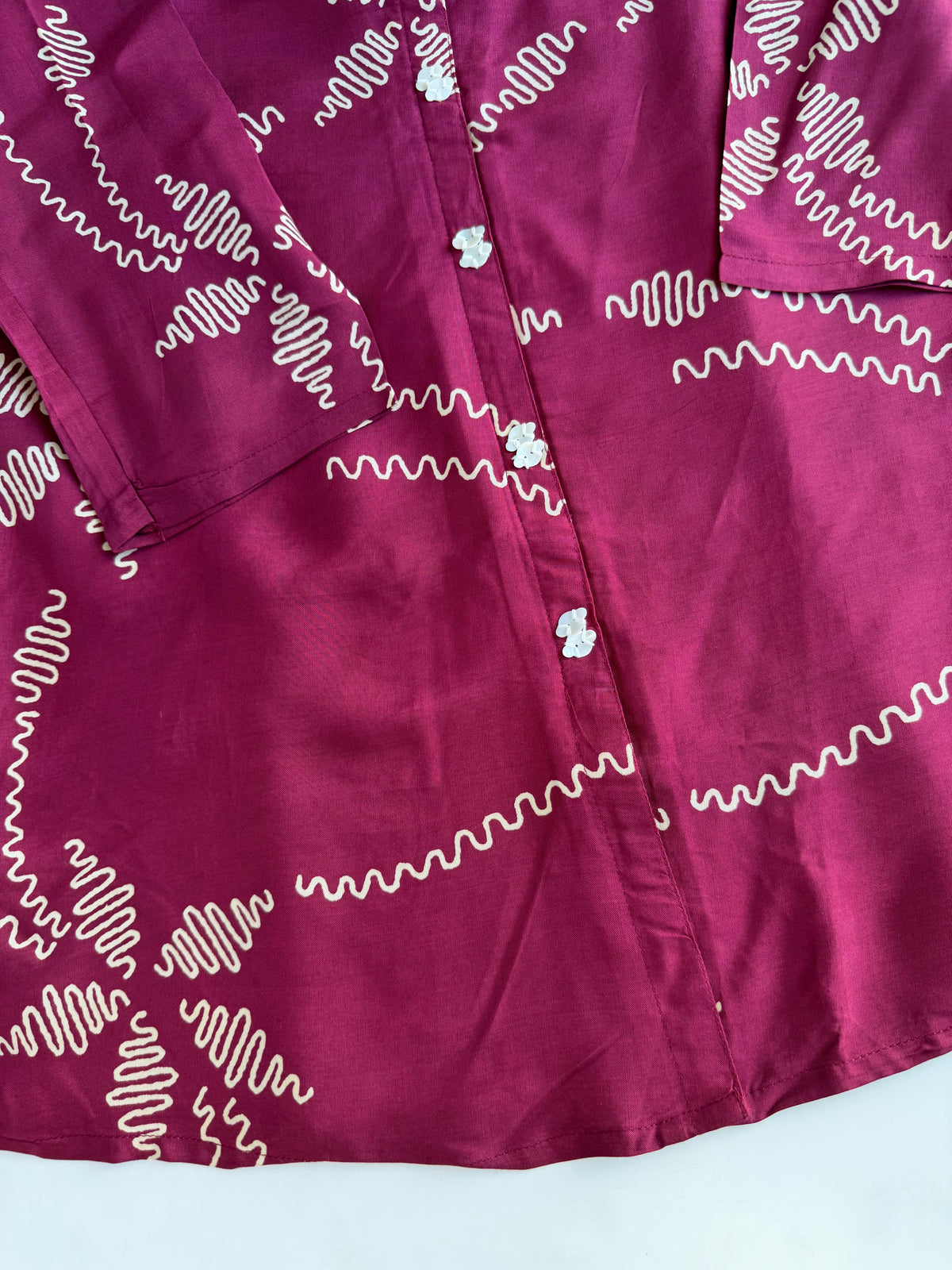 K571 - Muslin printed shirt