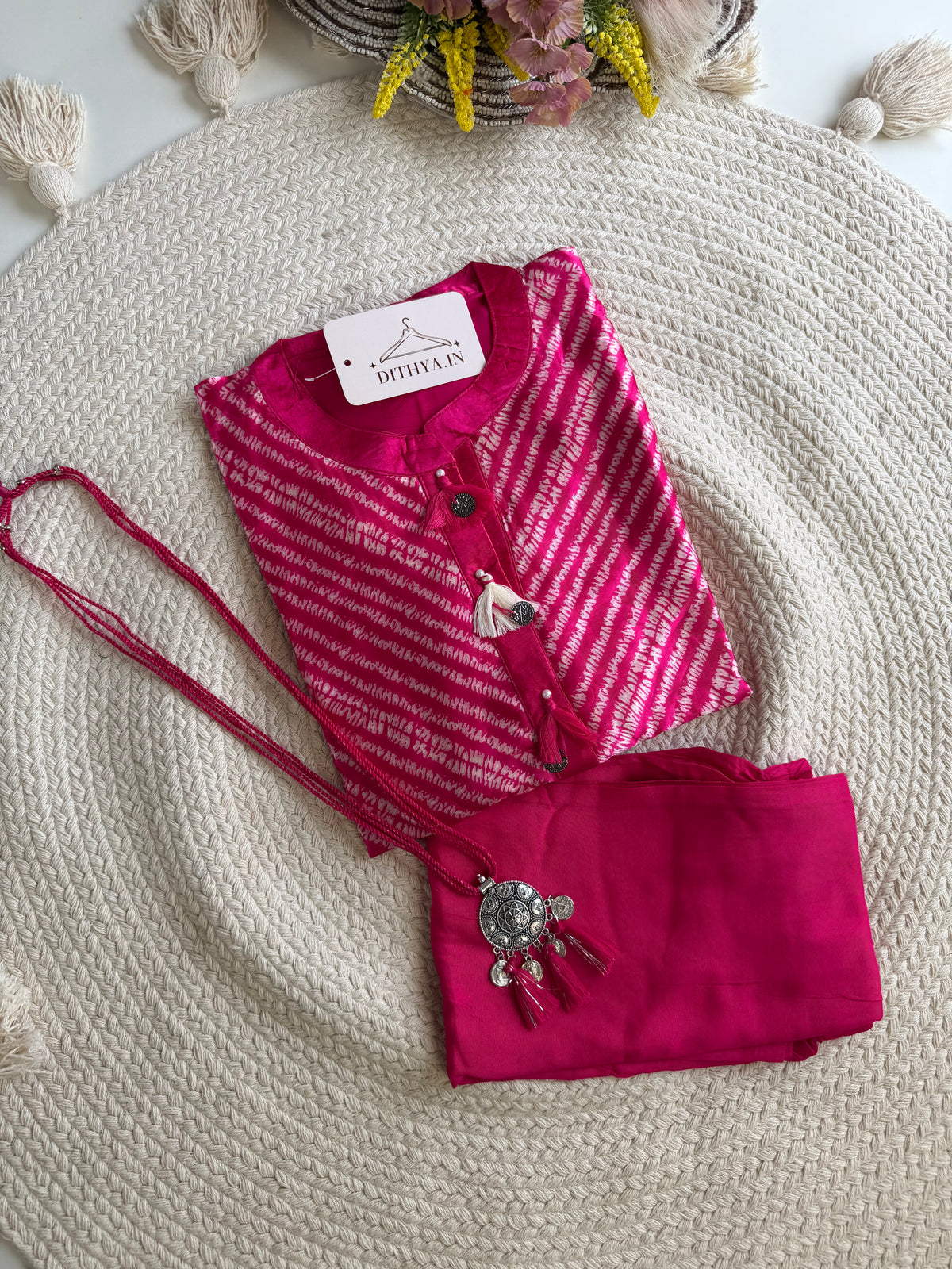 K420 - Gaji silk Long coord set in 2 colours