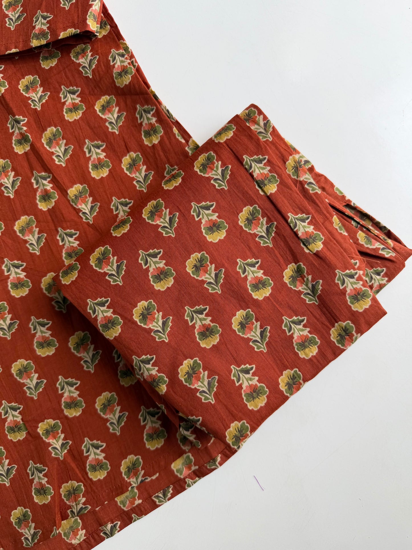 K606 - Mul cotton printed coord set