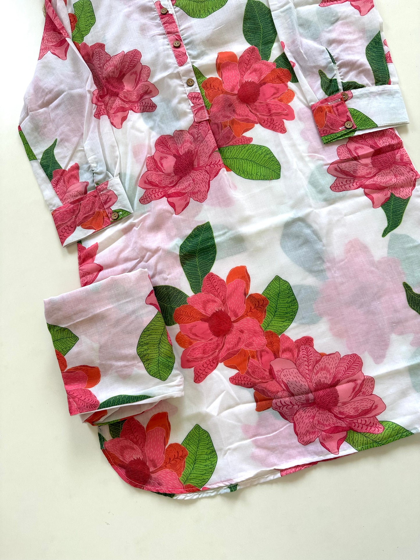 K058 - Cotton floral coord set