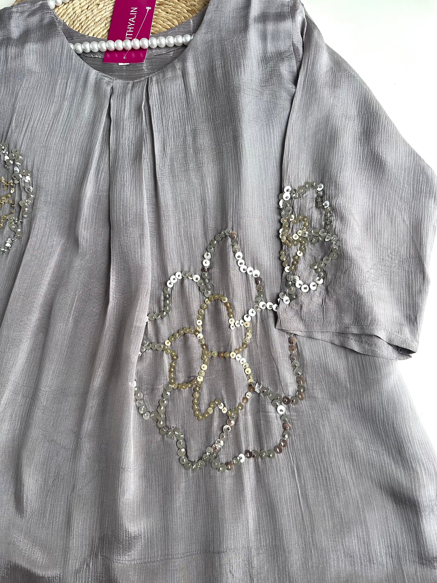 K062 - Pure Chinnon handwork Coord set