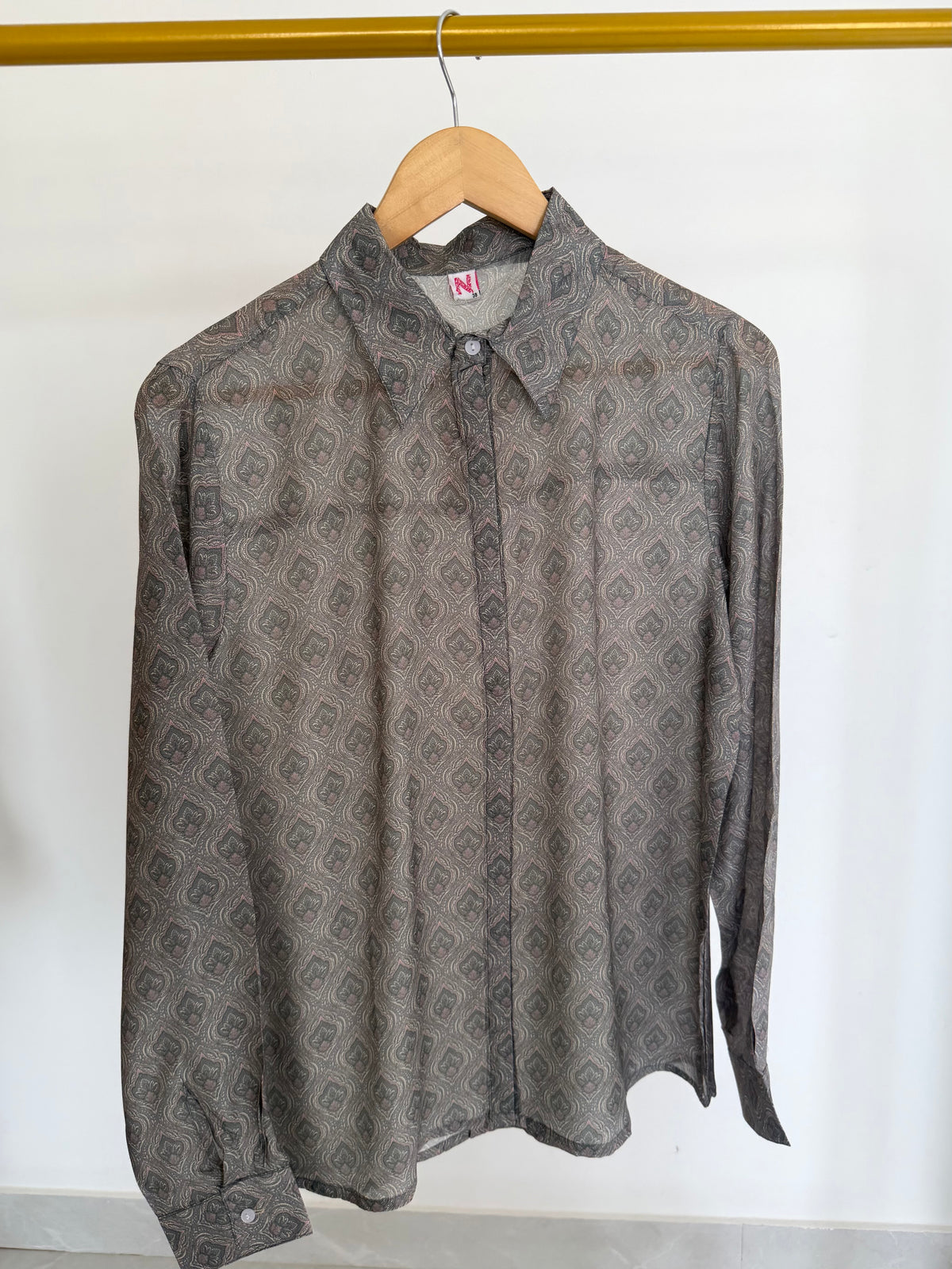K676 - Muslin printed shirt