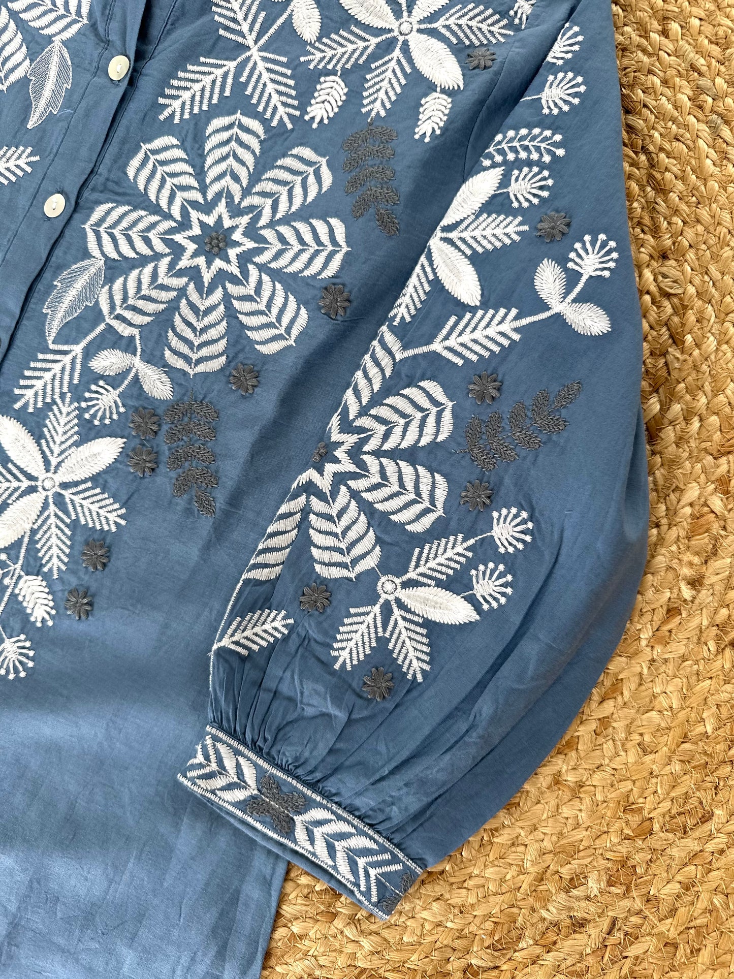 K335 - Cotton embroidered coord set