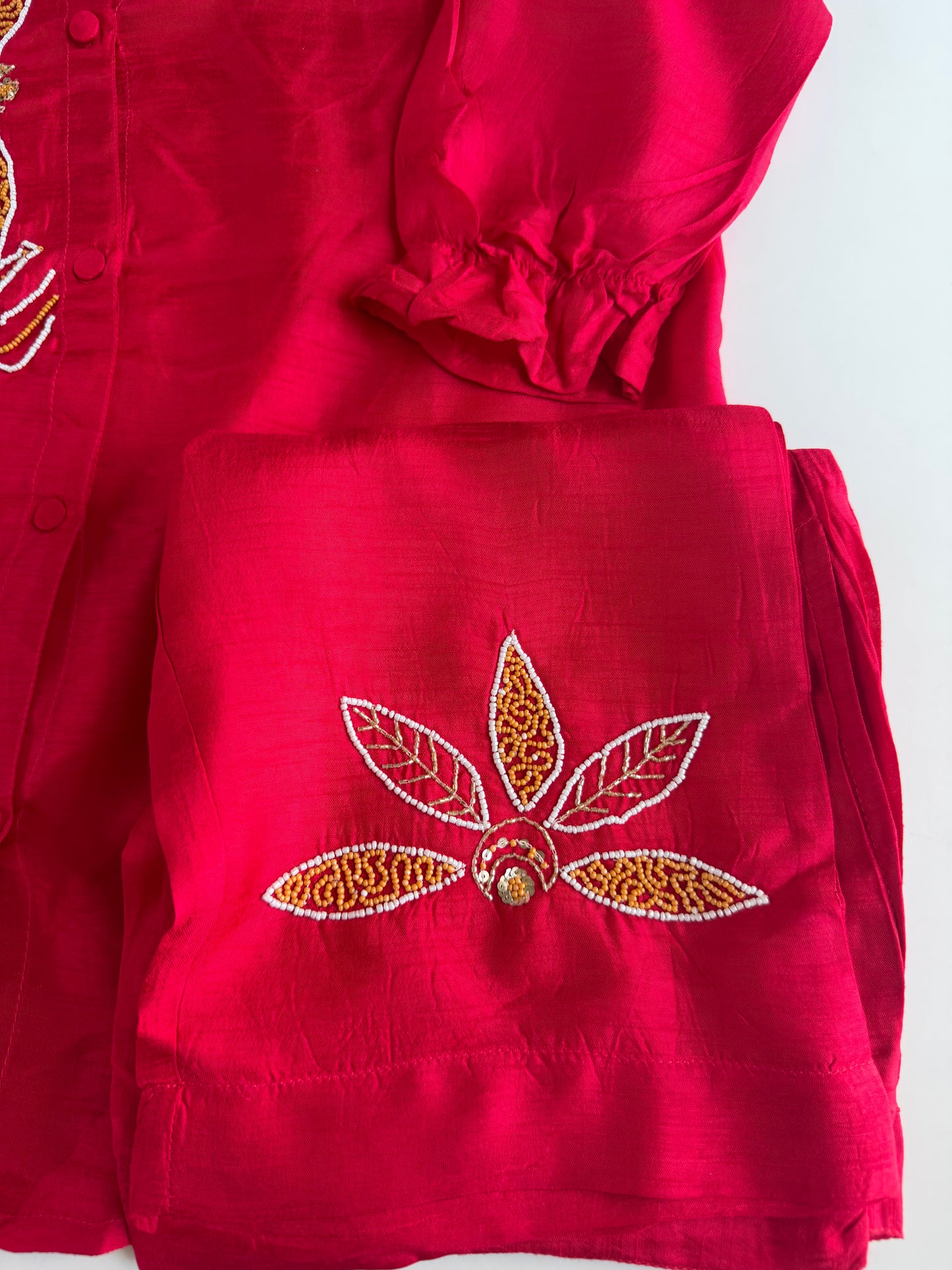 K311 - Russian silk handwork coord set