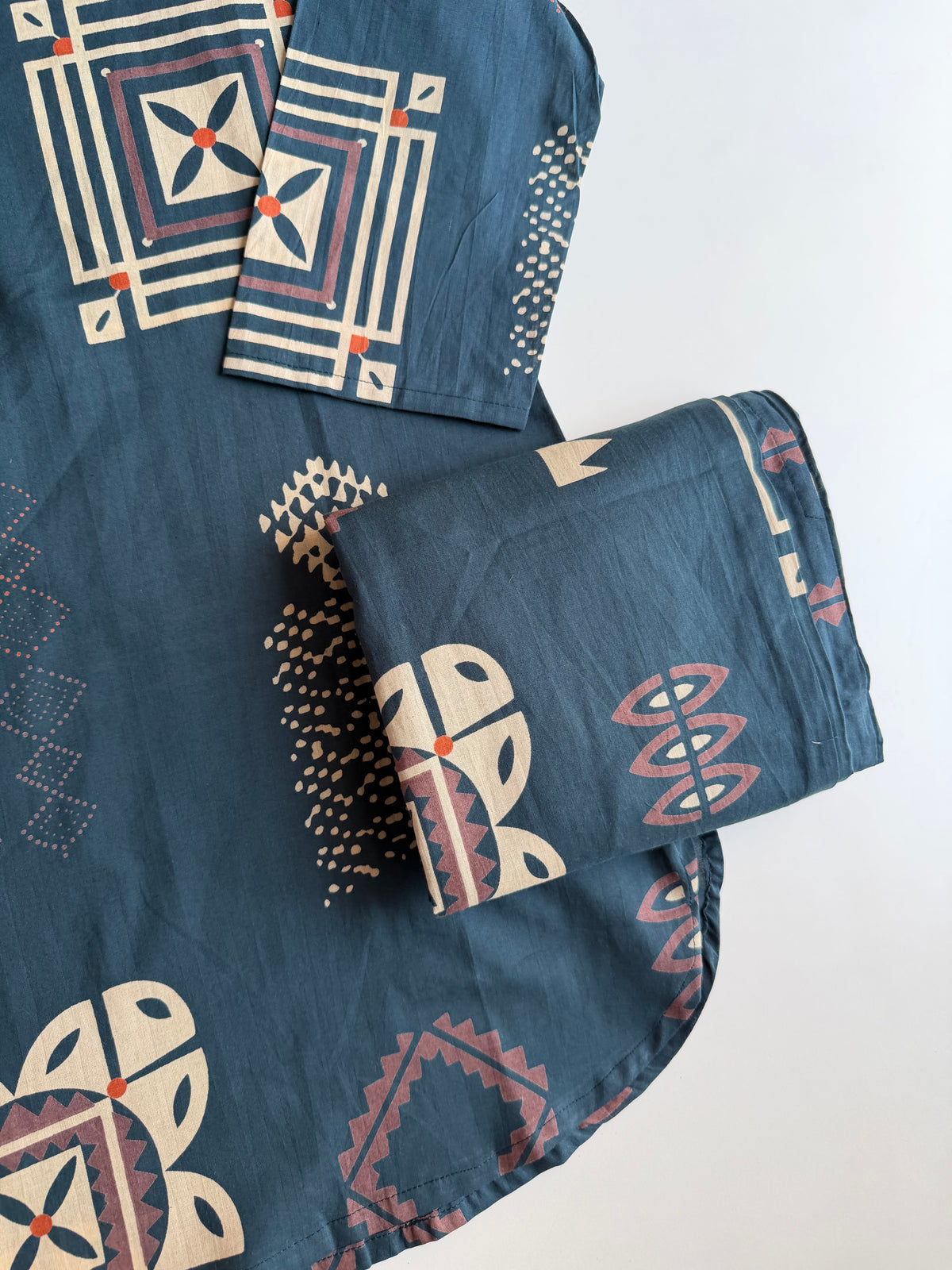 K690 - Mul cotton printed coord set