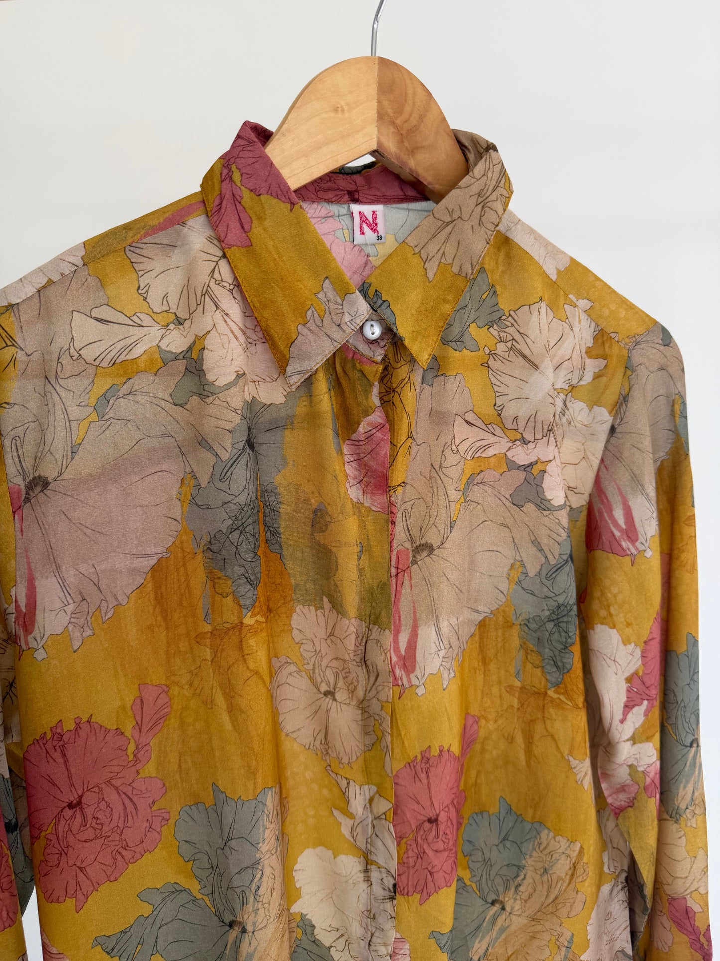 K677 - Muslin printed shirt