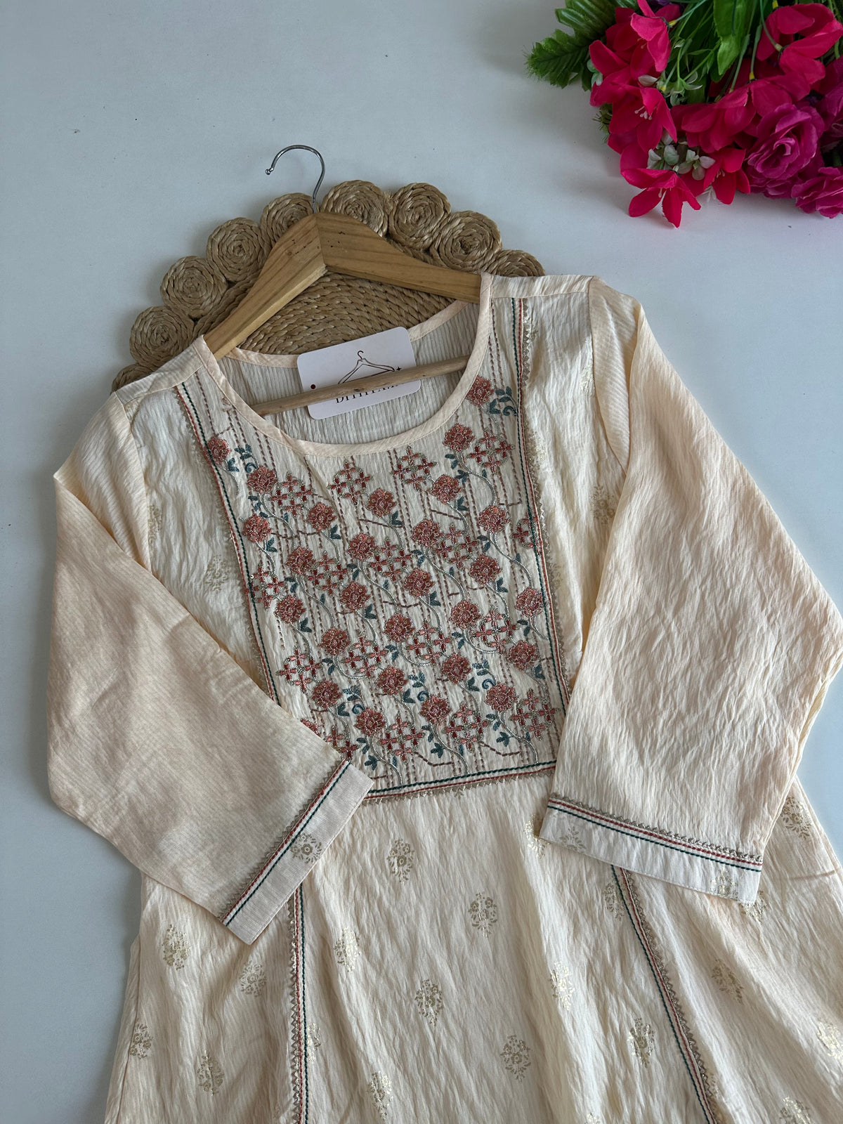 D665 - Cotton A-line Kurti