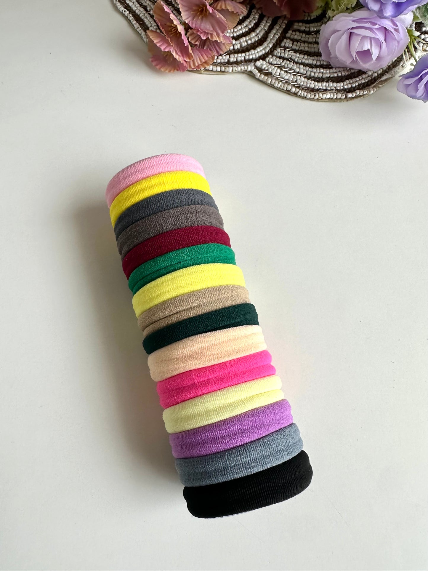A038 - Regular hairbands (set of 15)
