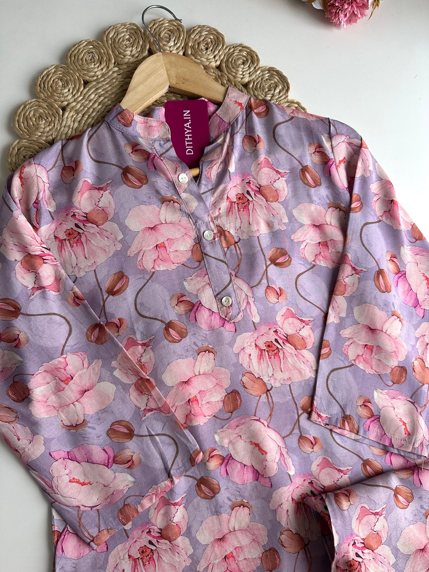K164 - Muslin floral coord set