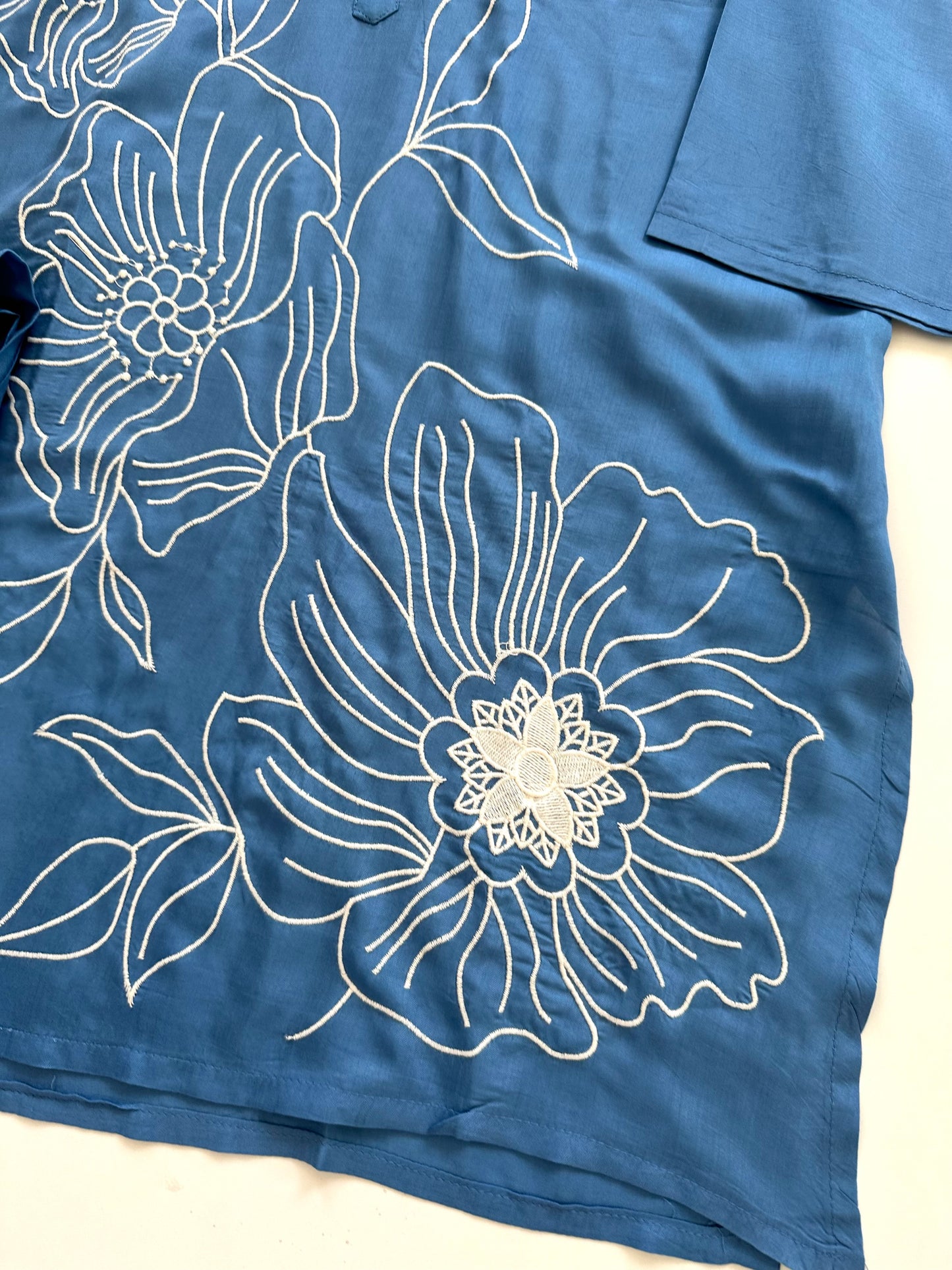 K308 - Muslin embroidered coord set