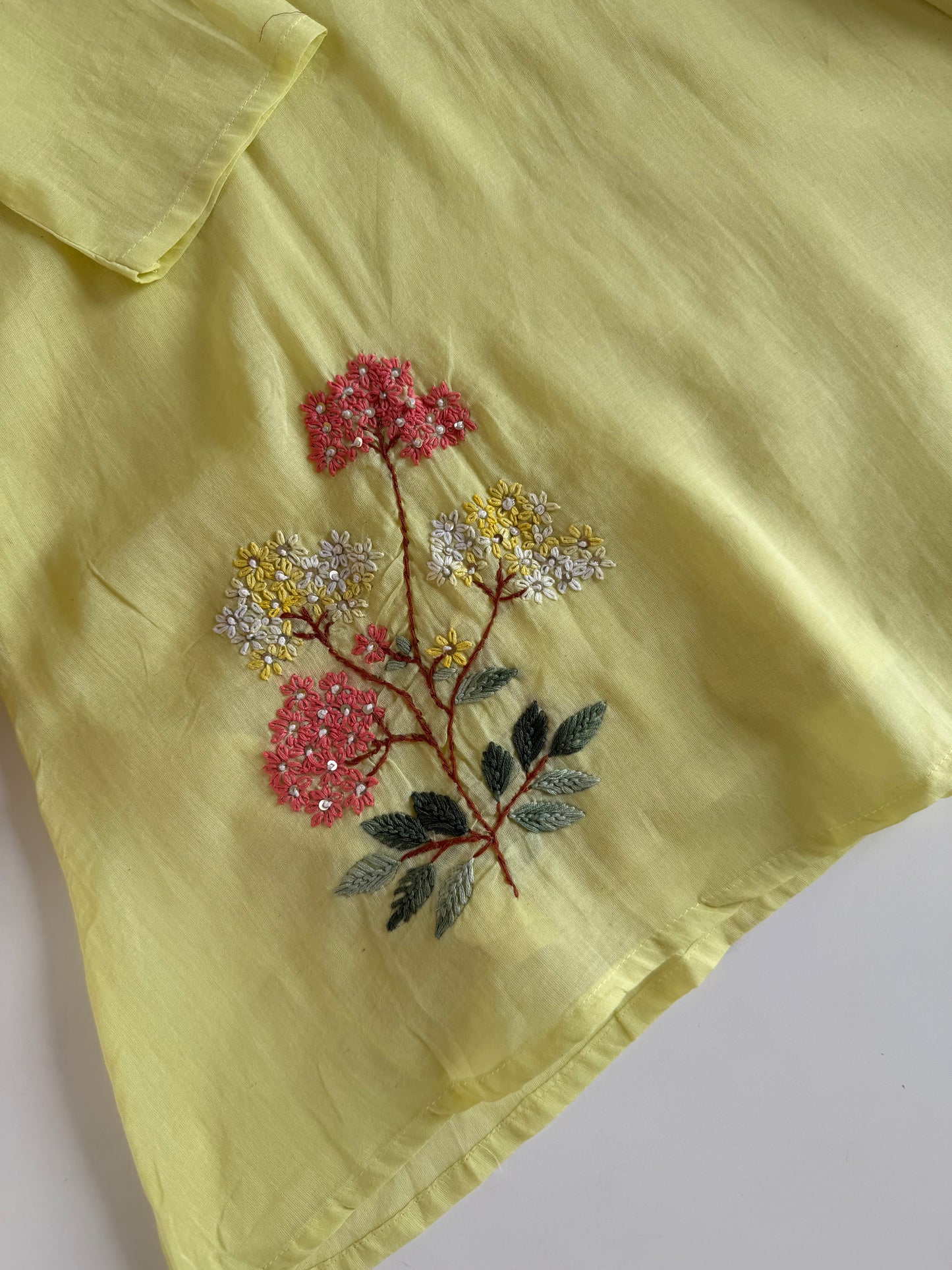 K662 - Mul cotton embroidered coord set