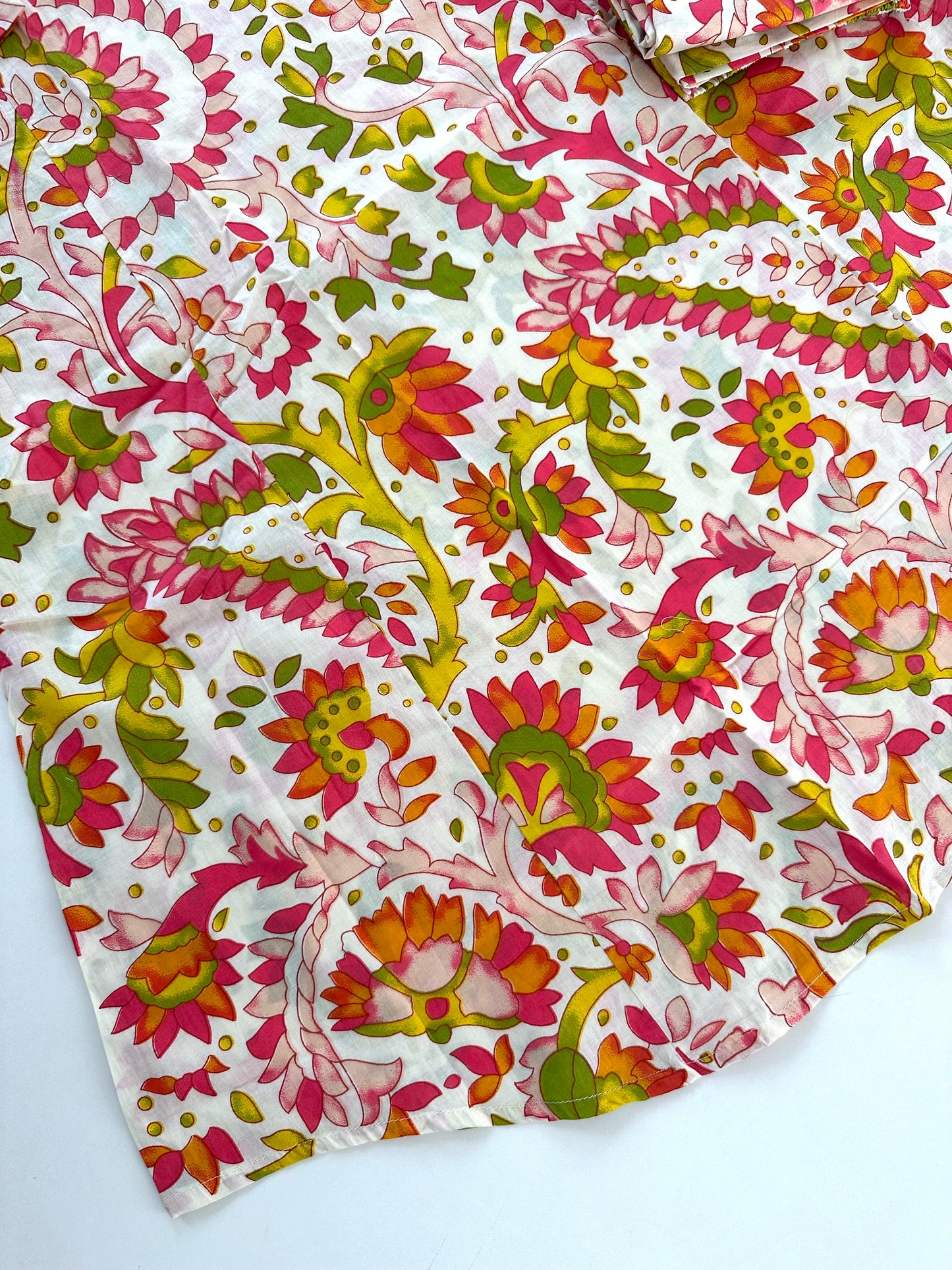 K316 - Cotton floral Kurti with pants