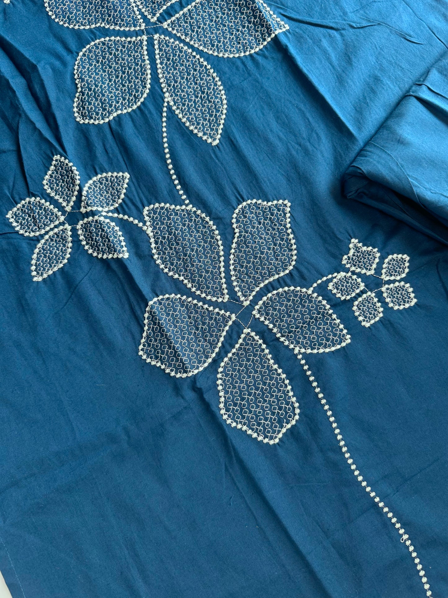 K446 - Mul Cotton straight Kurti with pants